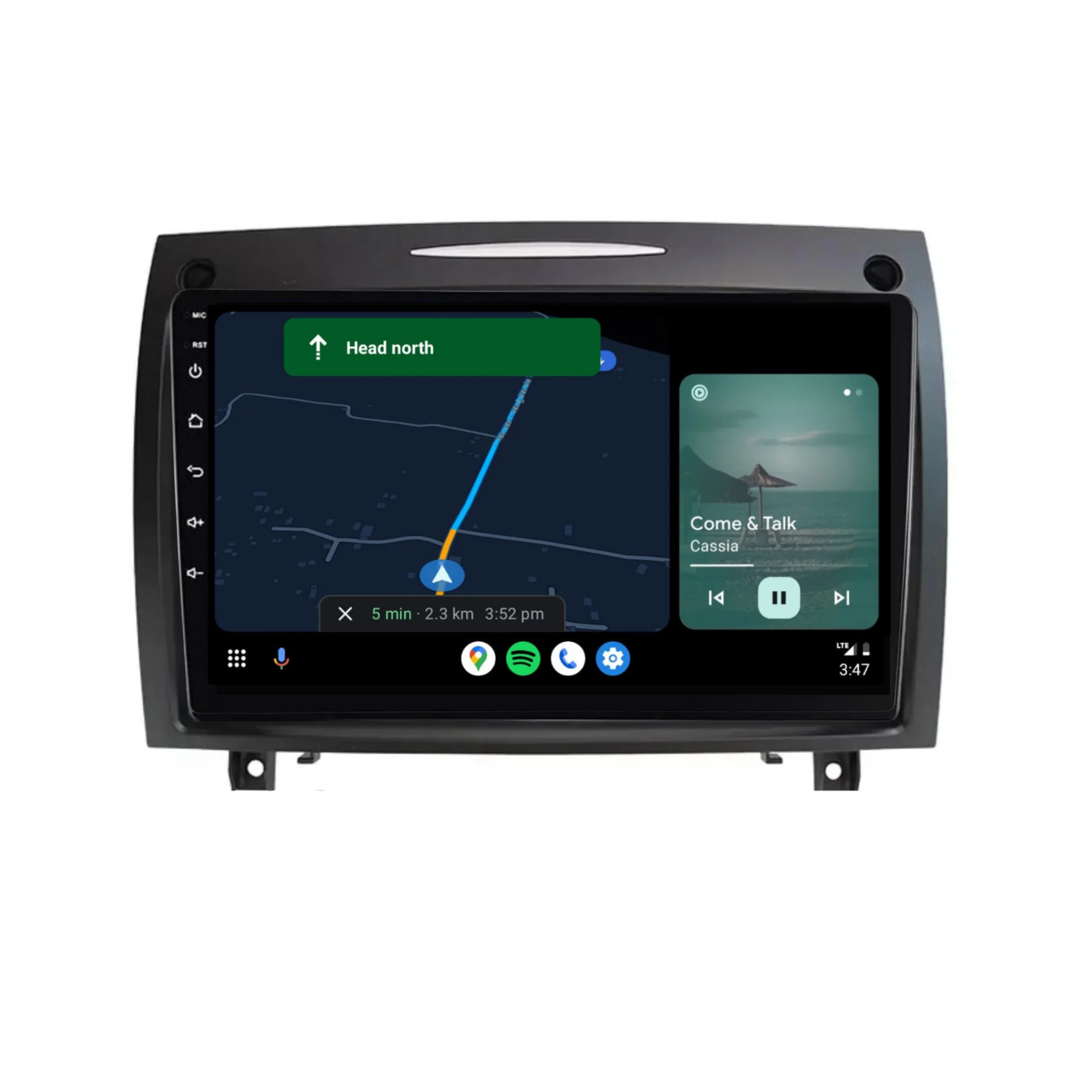 Mercedes Benz SLK (2006-2010) Plug & Play Head Unit Upgrade Kit: Car Radio with Wireless & Wired Apple CarPlay & Android Auto - Image 4