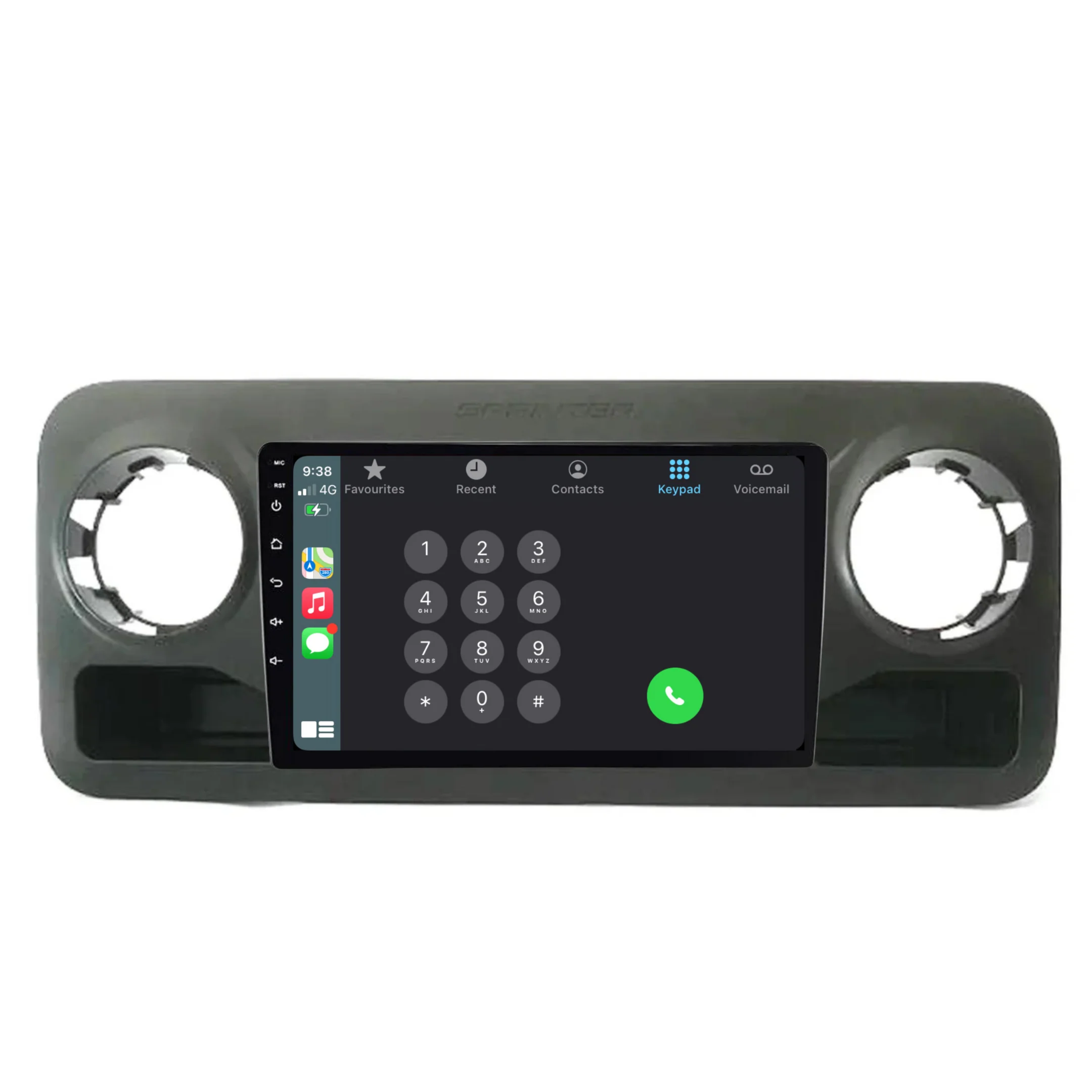 Mercedes Benz Sprinter (2018-2022) Plug & Play Head Unit Upgrade Kit: Car Radio with Wireless & Wired Apple CarPlay & Android Auto - Image 4
