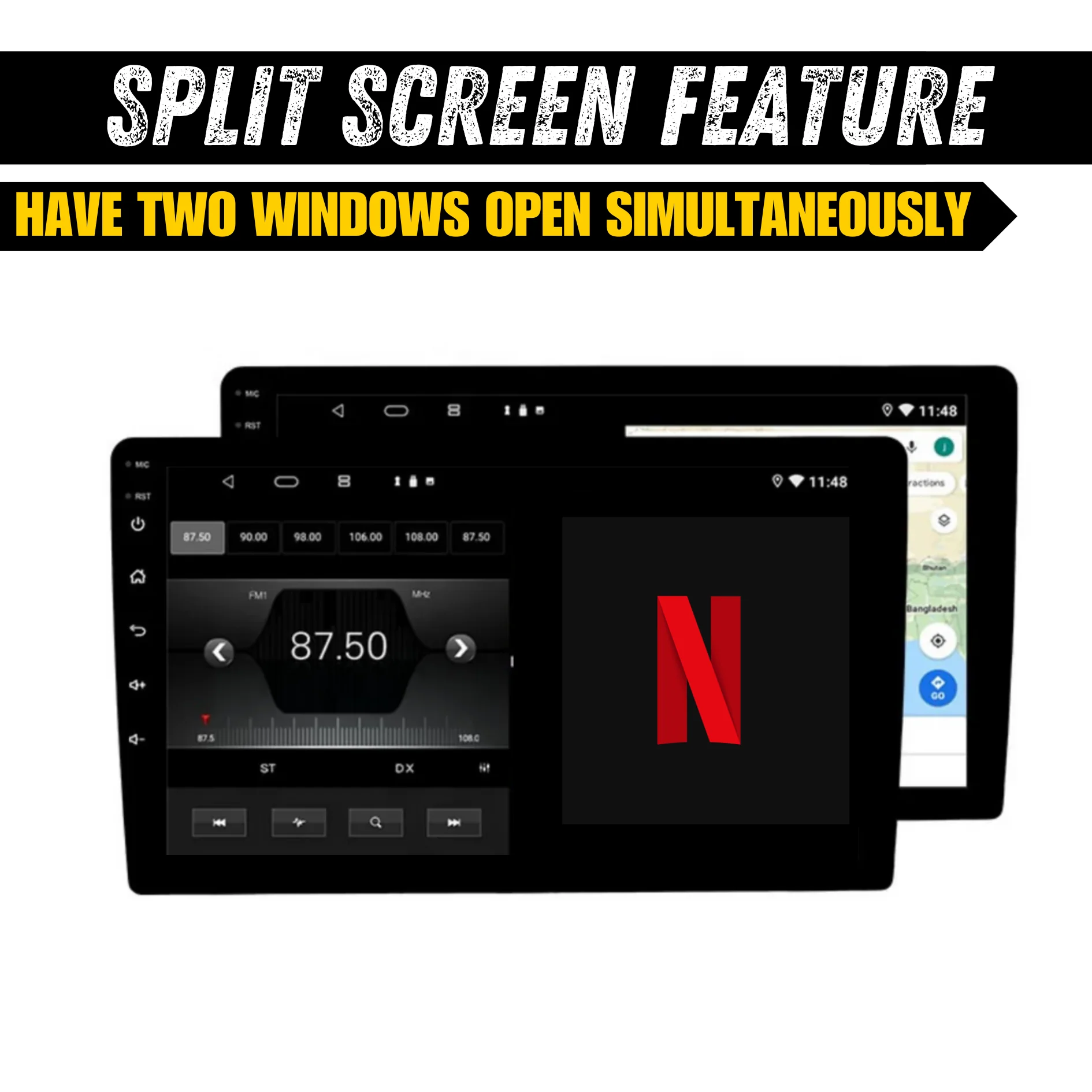 Mercedes Benz Vito/W447 (2014-2018) Plug & Play Head Unit Upgrade Kit: Car Radio with Wireless & Wired Apple CarPlay & Android Auto - Image 9