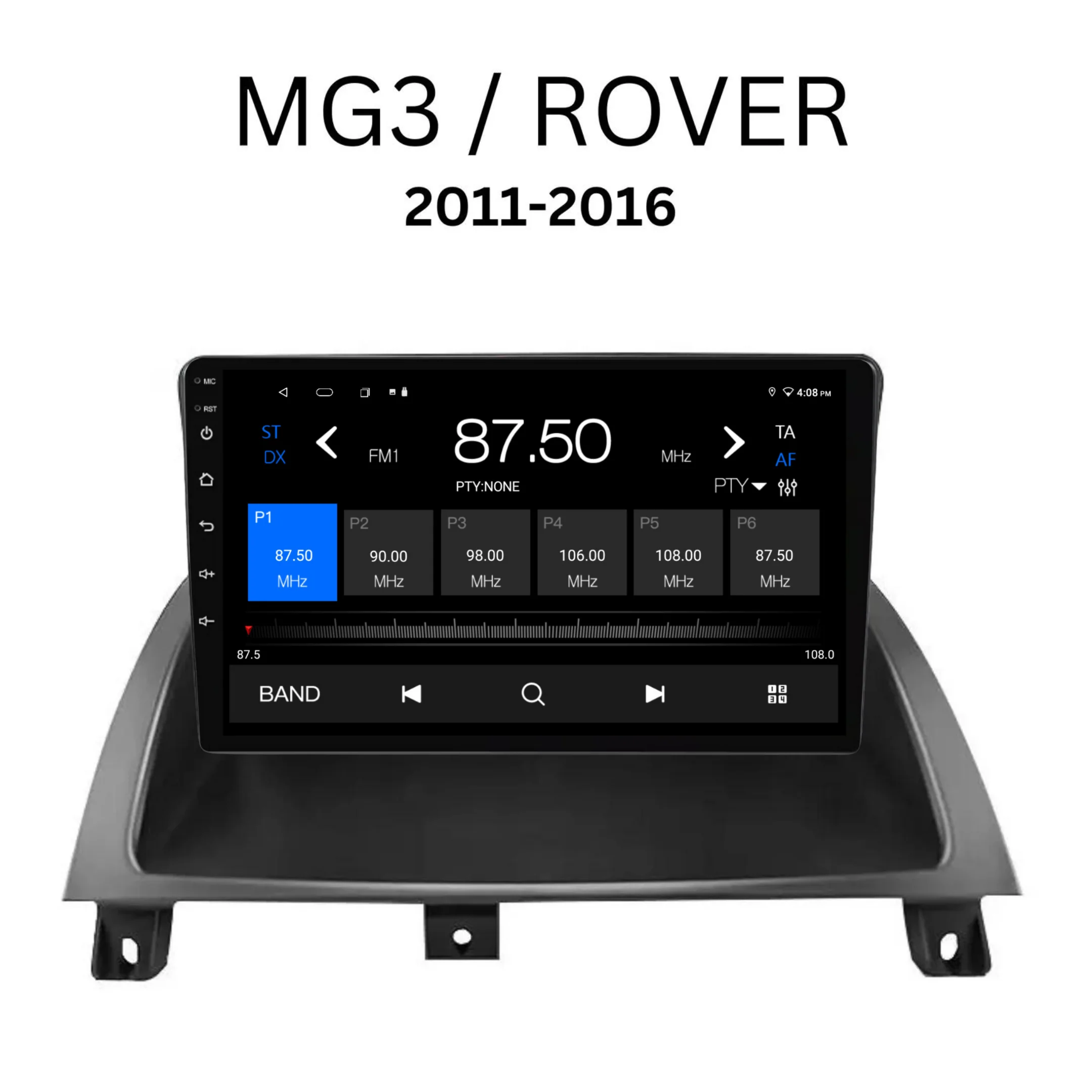 MG MG3/ROVER (2011-2016) Plug & Play Head Unit Upgrade Kit: Car Radio with Wireless & Wired Apple CarPlay & Android Auto - Image 5