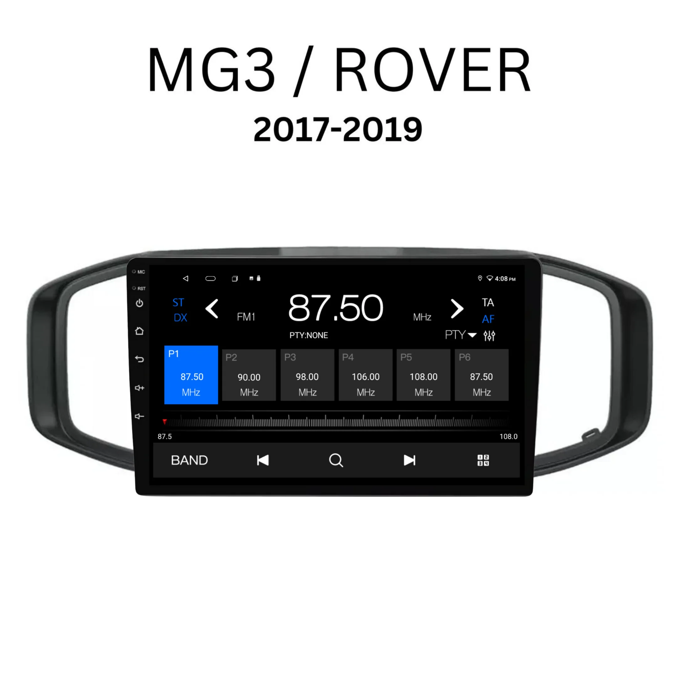 MG MG3/ROVER (2017-2020) Plug & Play Head Unit Upgrade Kit: Car Radio with Wireless & Wired Apple CarPlay & Android Auto - Image 5