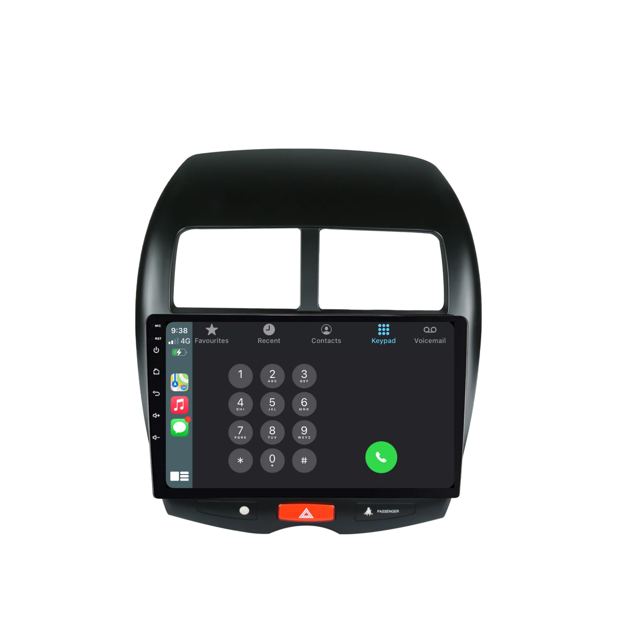 Mitsubishi ASX (2010-2017) Plug & Play Head Unit Upgrade Kit: Car Radio with Wireless & Wired Apple CarPlay & Android Auto - Image 4