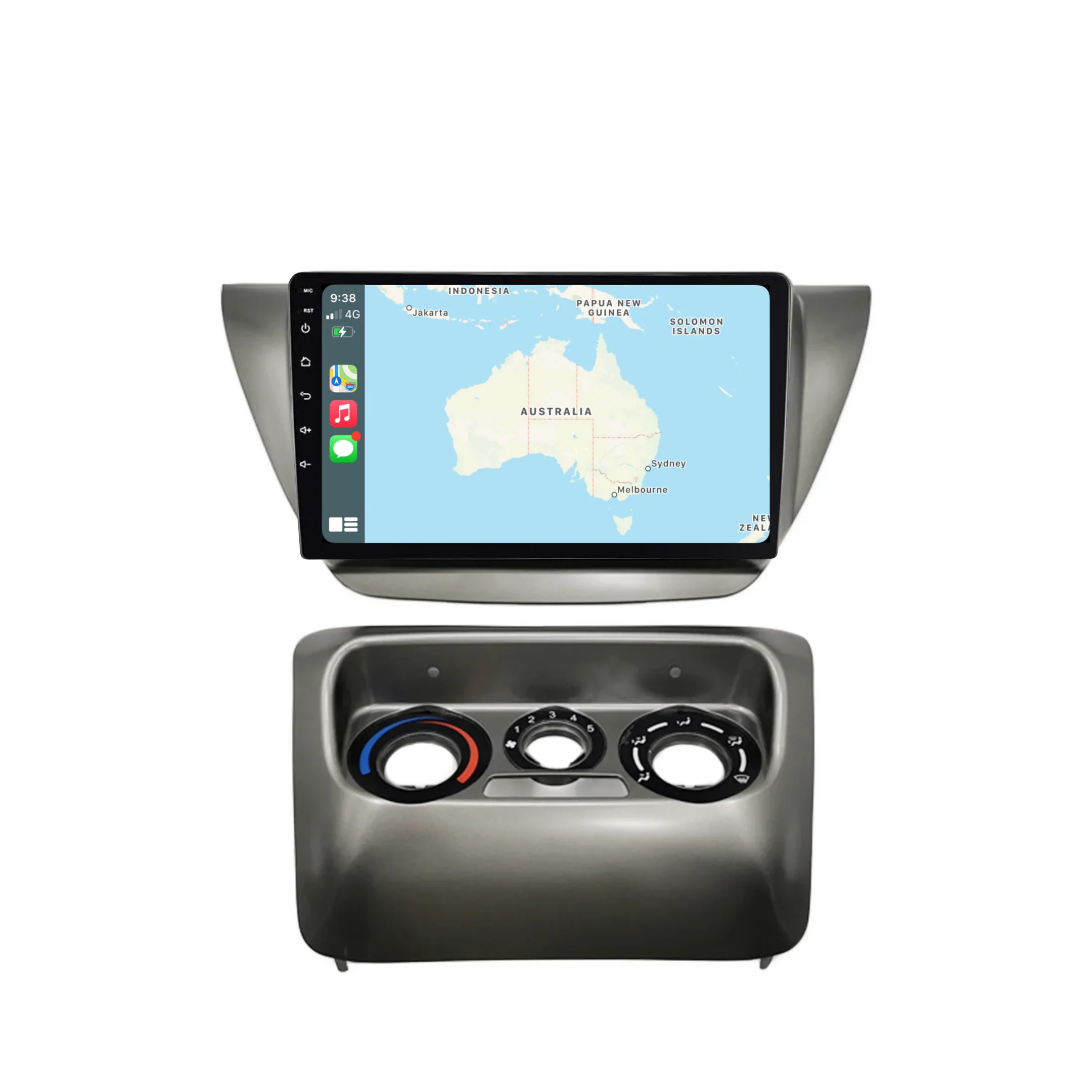 Mitsubishi Lancer (2003-2007) Plug & Play Head Unit Upgrade Kit: Car Radio with Wireless & Wired Apple CarPlay & Android Auto - Image 3