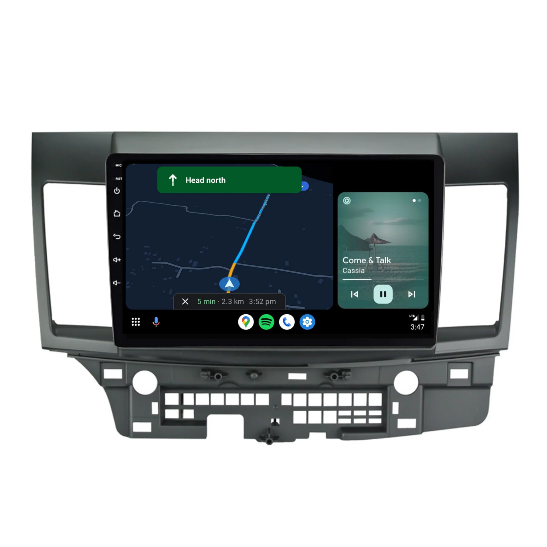 Mitsubishi Lancer CJ (2008-2018) Plug & Play Head Unit Upgrade Kit: Car Radio with Wireless & Wired Apple CarPlay & Android Auto - Image 5