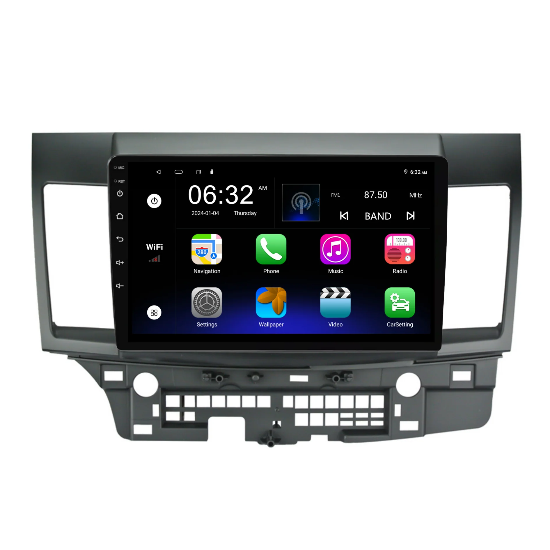 Mitsubishi Lancer CJ (2008-2018) Plug & Play Head Unit Upgrade Kit: Car Radio with Wireless & Wired Apple CarPlay & Android Auto - Image 7