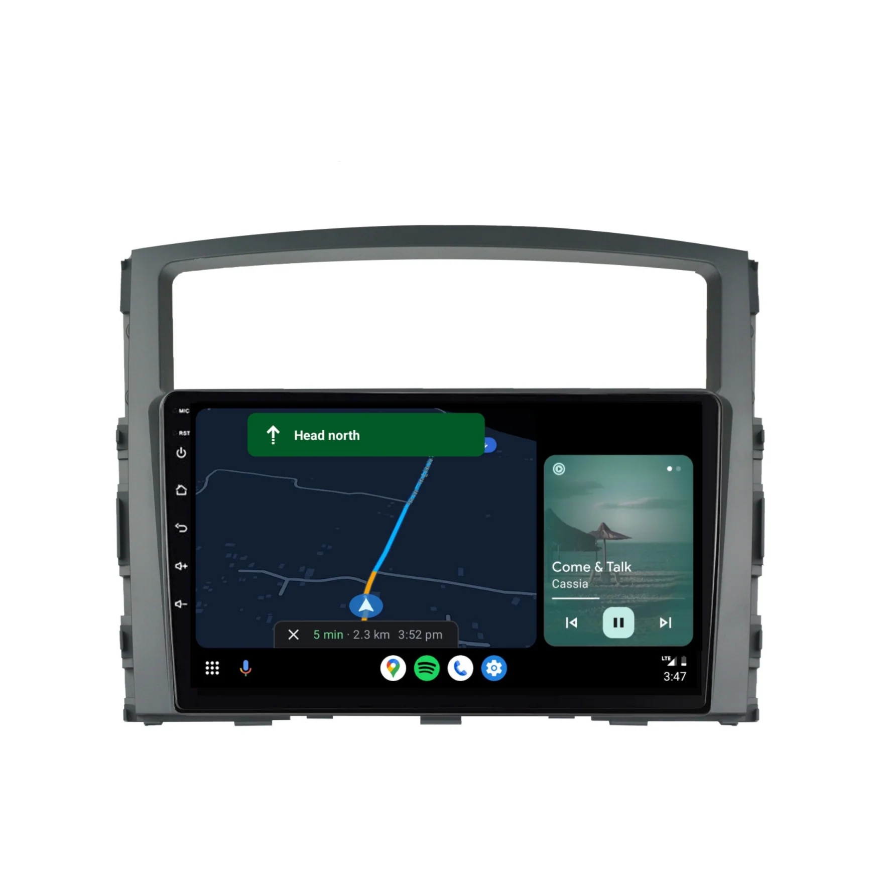 Mitsubishi Pajero (2006-2016) Plug & Play Head Unit Upgrade Kit: Car Radio with Wireless & Wired Apple CarPlay & Android Auto - Image 5