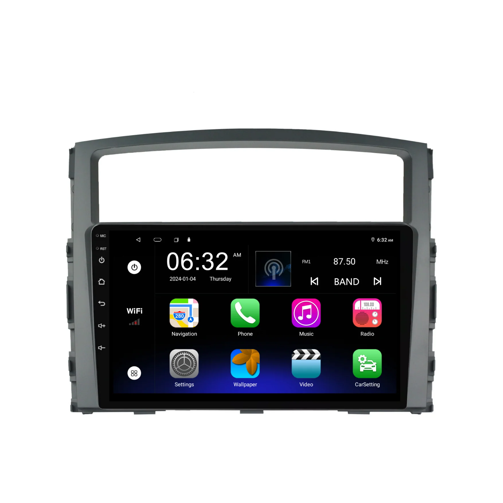 Mitsubishi Pajero (2006-2016) Plug & Play Head Unit Upgrade Kit: Car Radio with Wireless & Wired Apple CarPlay & Android Auto - Image 7