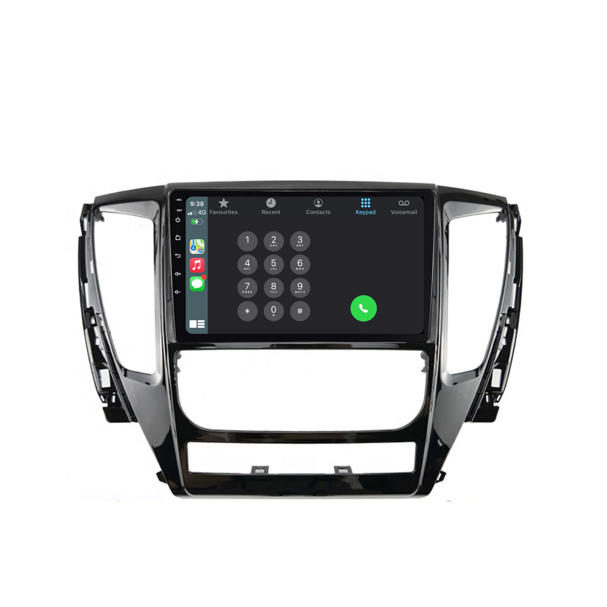 Mitsubishi Pajero Sport (2015-2019) Plug & Play Head Unit Upgrade Kit: Car Radio with Wireless & Wired Apple CarPlay & Android Auto - Image 4