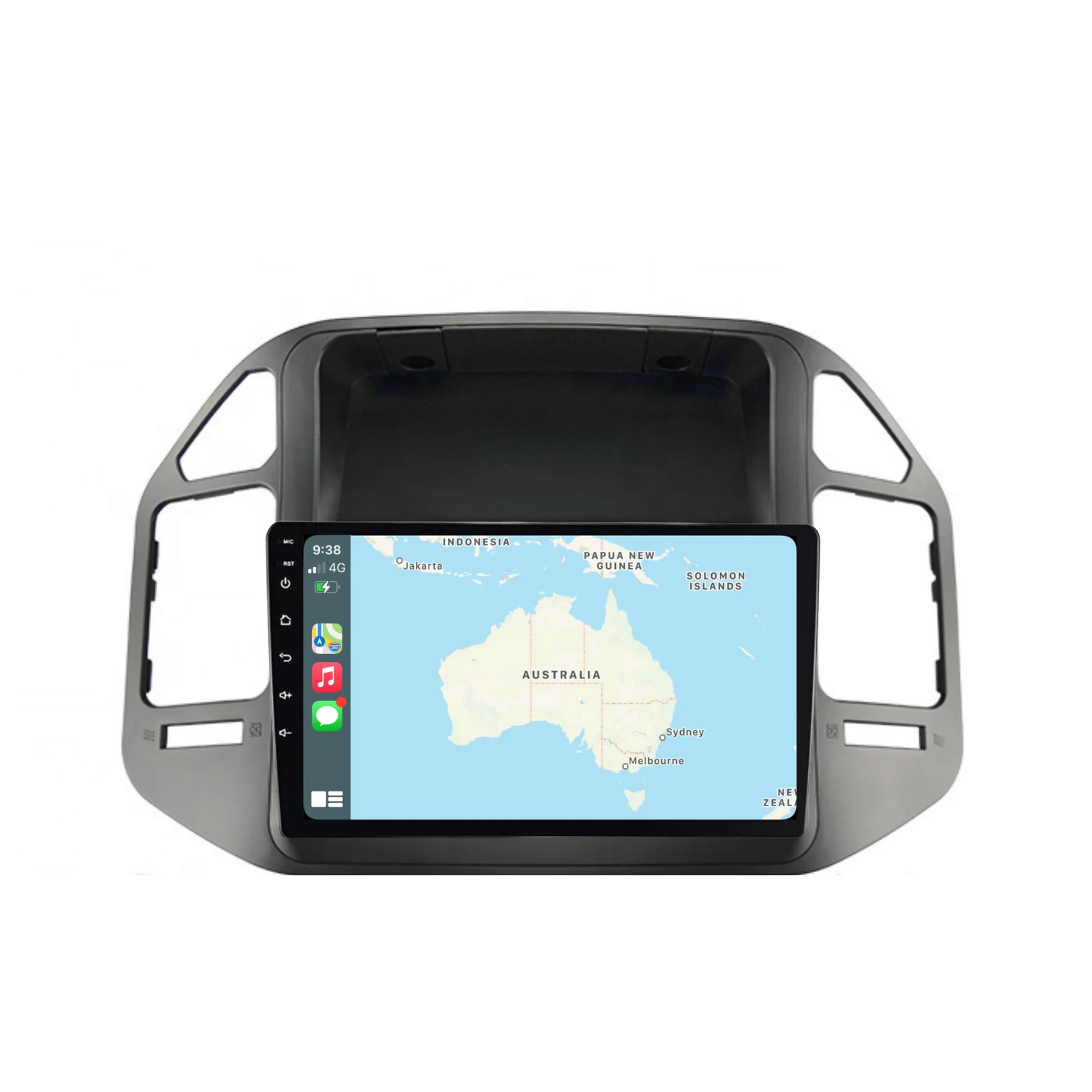Mitsubishi Pajero V73 (2000-2006) Plug & Play Head Unit Upgrade Kit: Car Radio with Wireless & Wired Apple CarPlay & Android Auto - Image 3