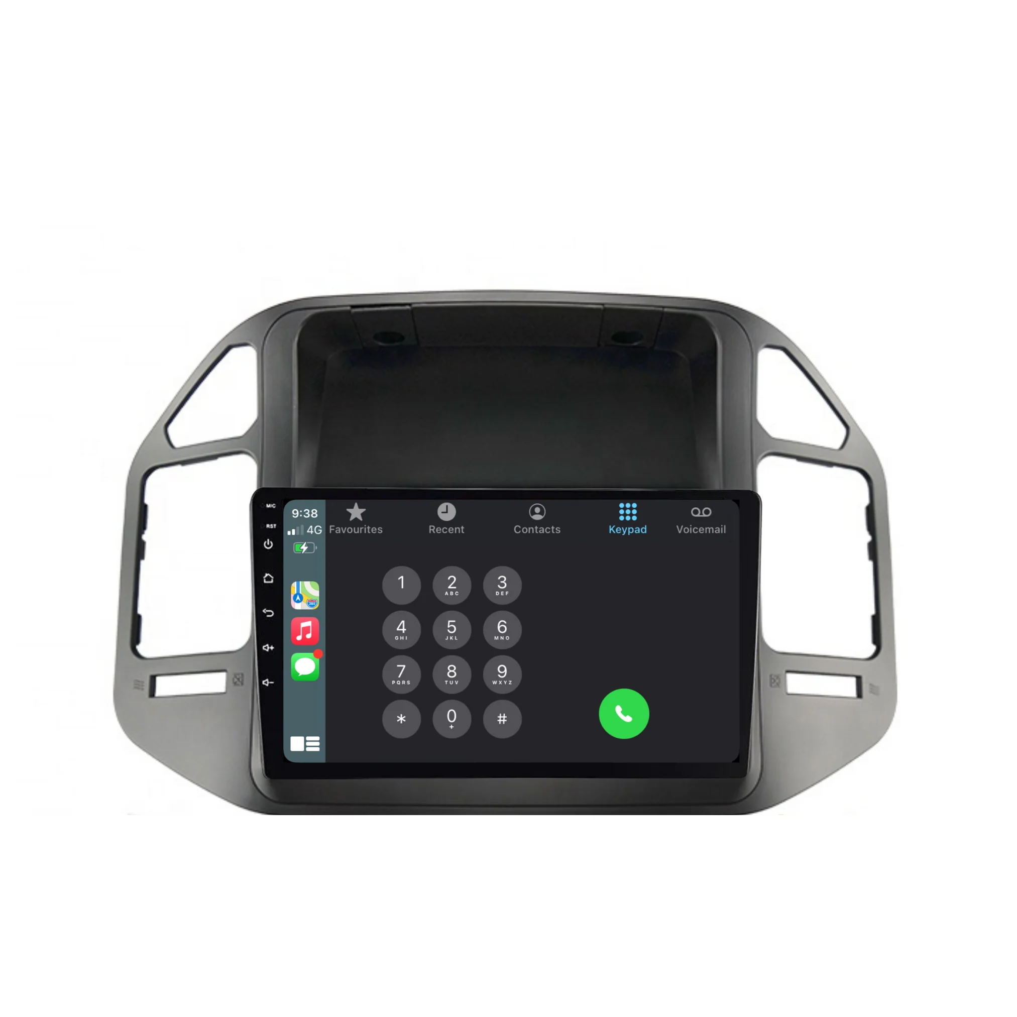 Mitsubishi Pajero V73 (2000-2006) Plug & Play Head Unit Upgrade Kit: Car Radio with Wireless & Wired Apple CarPlay & Android Auto - Image 4