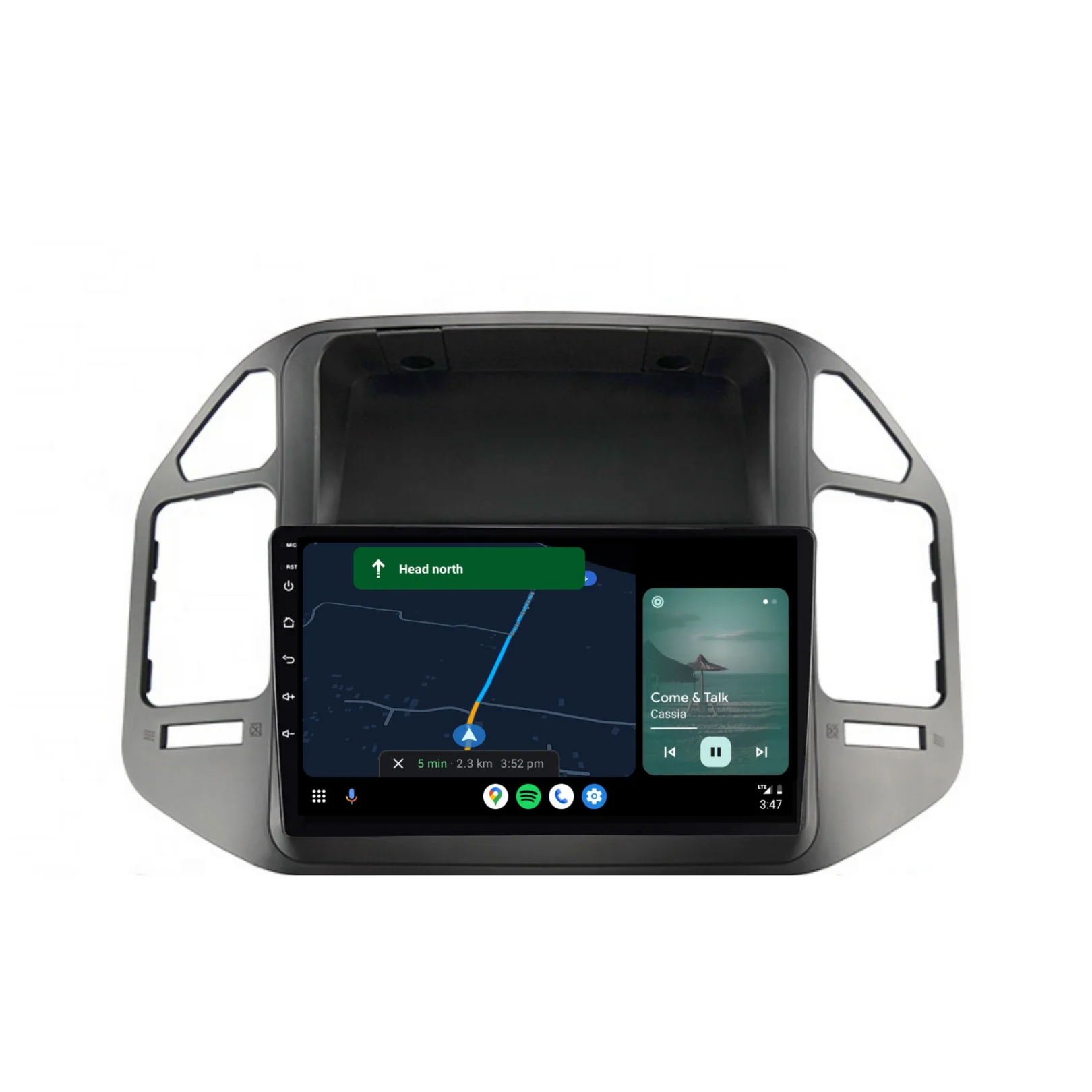 Mitsubishi Pajero V73 (2000-2006) Plug & Play Head Unit Upgrade Kit: Car Radio with Wireless & Wired Apple CarPlay & Android Auto - Image 5