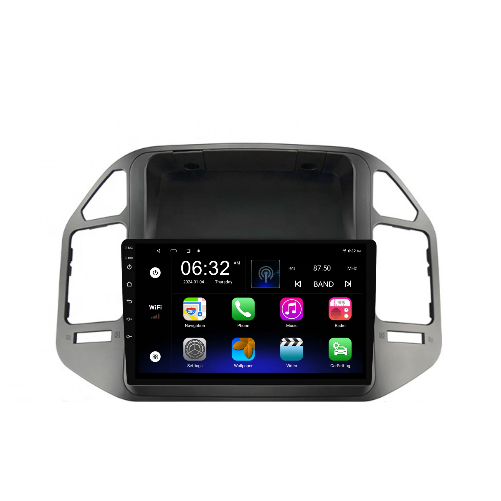 Mitsubishi Pajero V73 (2000-2006) Plug & Play Head Unit Upgrade Kit: Car Radio with Wireless & Wired Apple CarPlay & Android Auto - Image 7