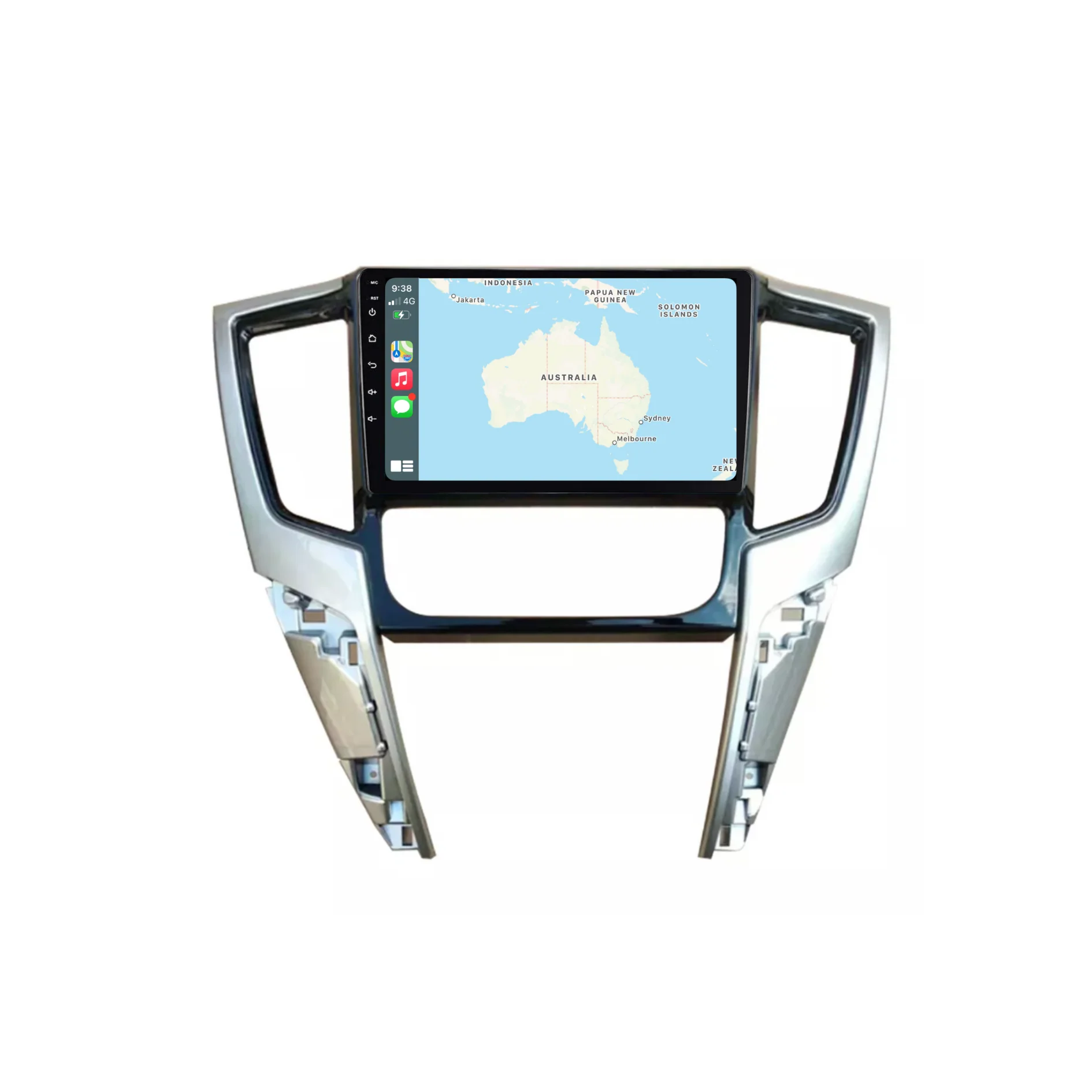 Mitsubishi Triton (2020-2023) Plug & Play Head Unit Upgrade Kit: Car Radio with Wireless & Wired Apple CarPlay & Android Auto - Image 4