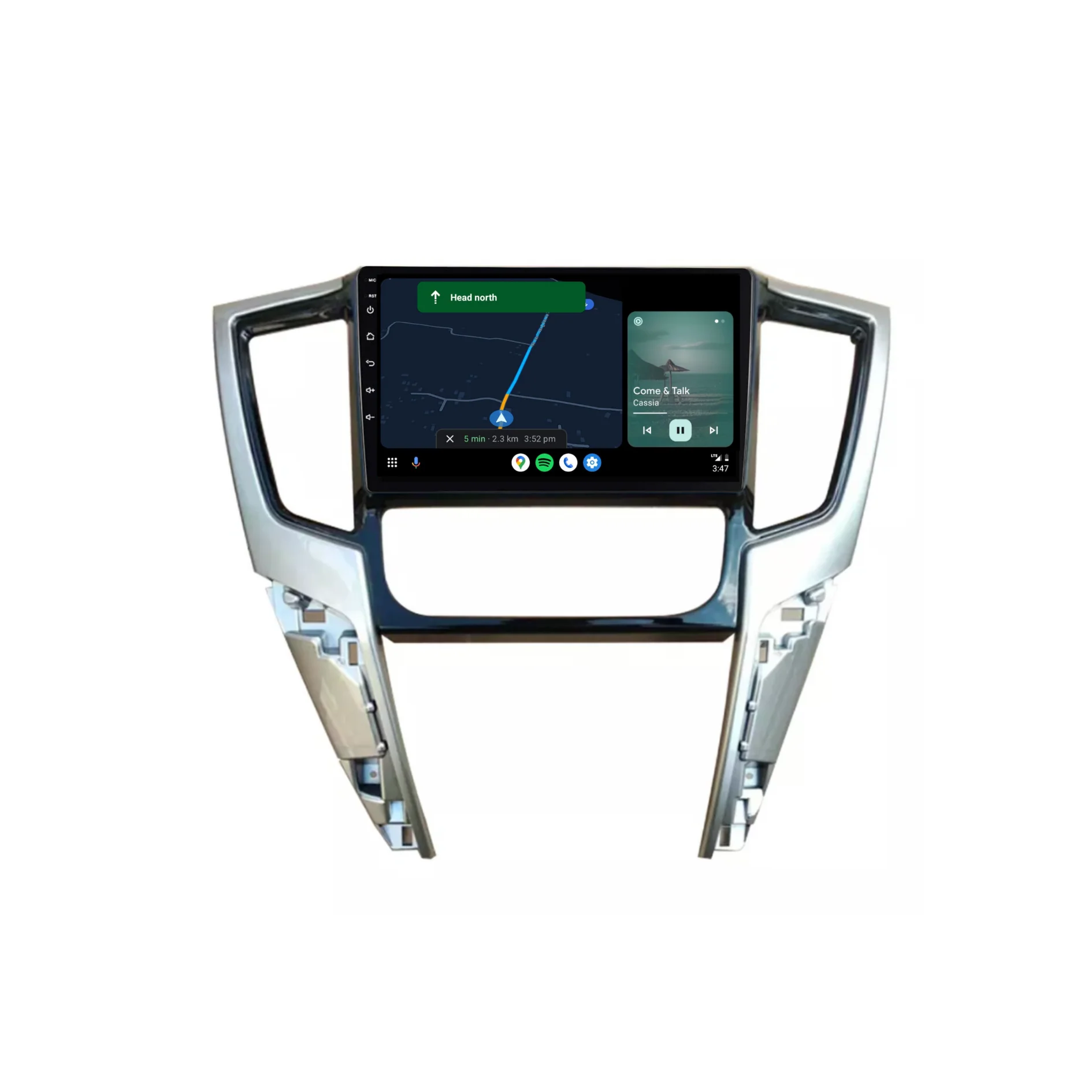 Mitsubishi Triton (2020-2023) Plug & Play Head Unit Upgrade Kit: Car Radio with Wireless & Wired Apple CarPlay & Android Auto - Image 6