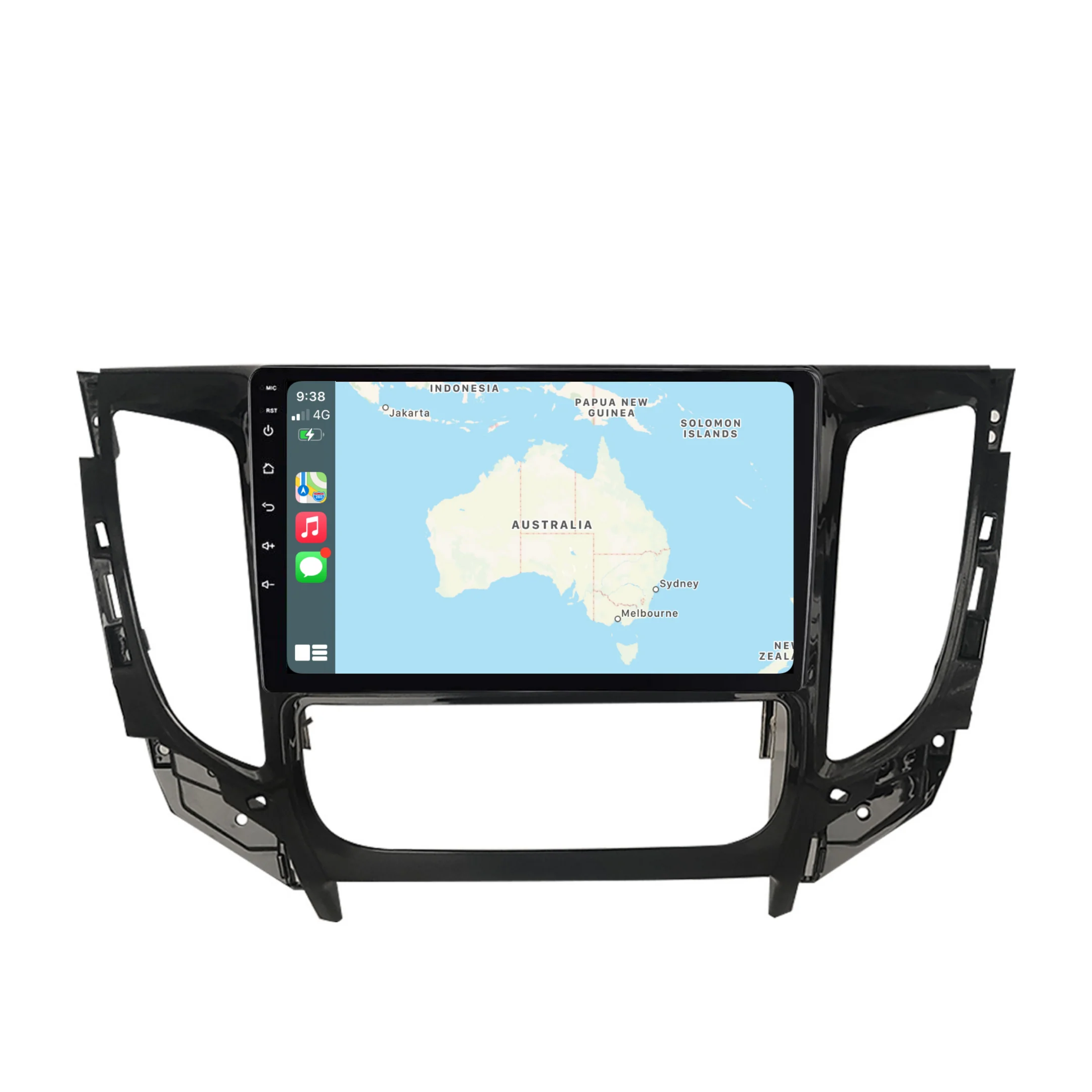 Mitsubishi Triton AUTO AC (2015-2019) Plug & Play Head Unit Upgrade Kit: Car Radio with Wireless & Wired Apple CarPlay & Android Auto - Image 4