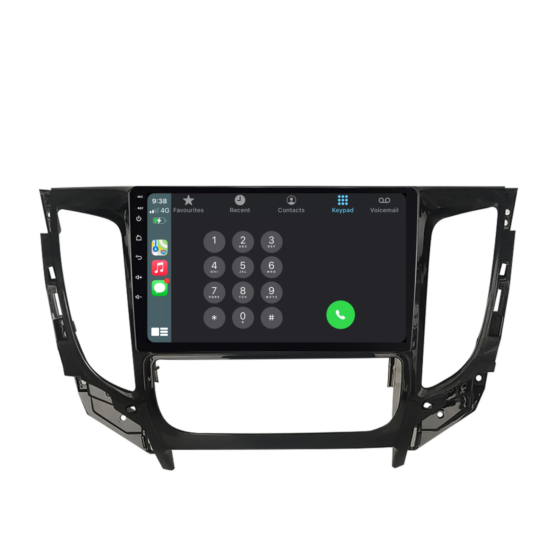 Mitsubishi Triton AUTO AC (2015-2019) Plug & Play Head Unit Upgrade Kit: Car Radio with Wireless & Wired Apple CarPlay & Android Auto - Image 5