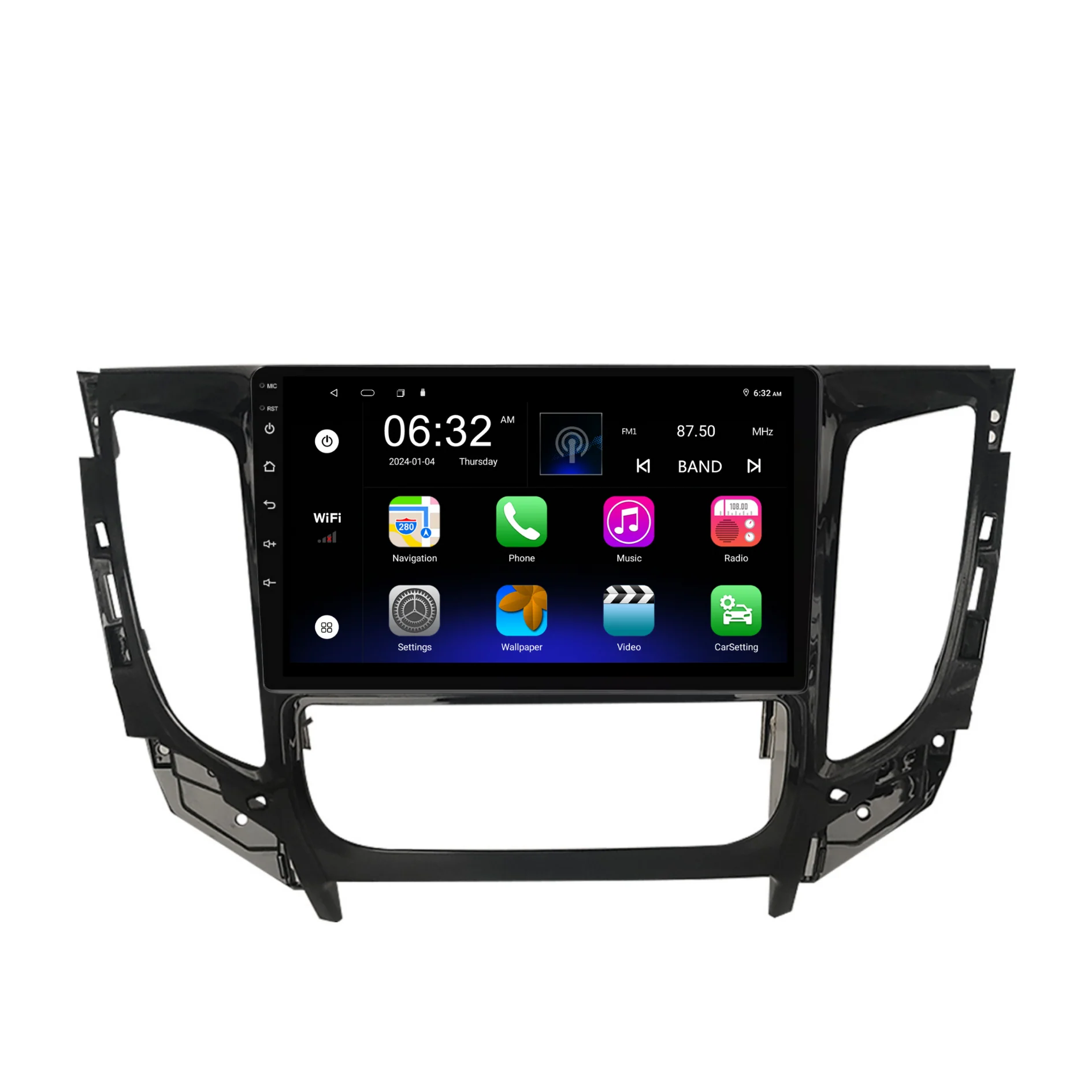 Mitsubishi Triton AUTO AC (2015-2019) Plug & Play Head Unit Upgrade Kit: Car Radio with Wireless & Wired Apple CarPlay & Android Auto - Image 8