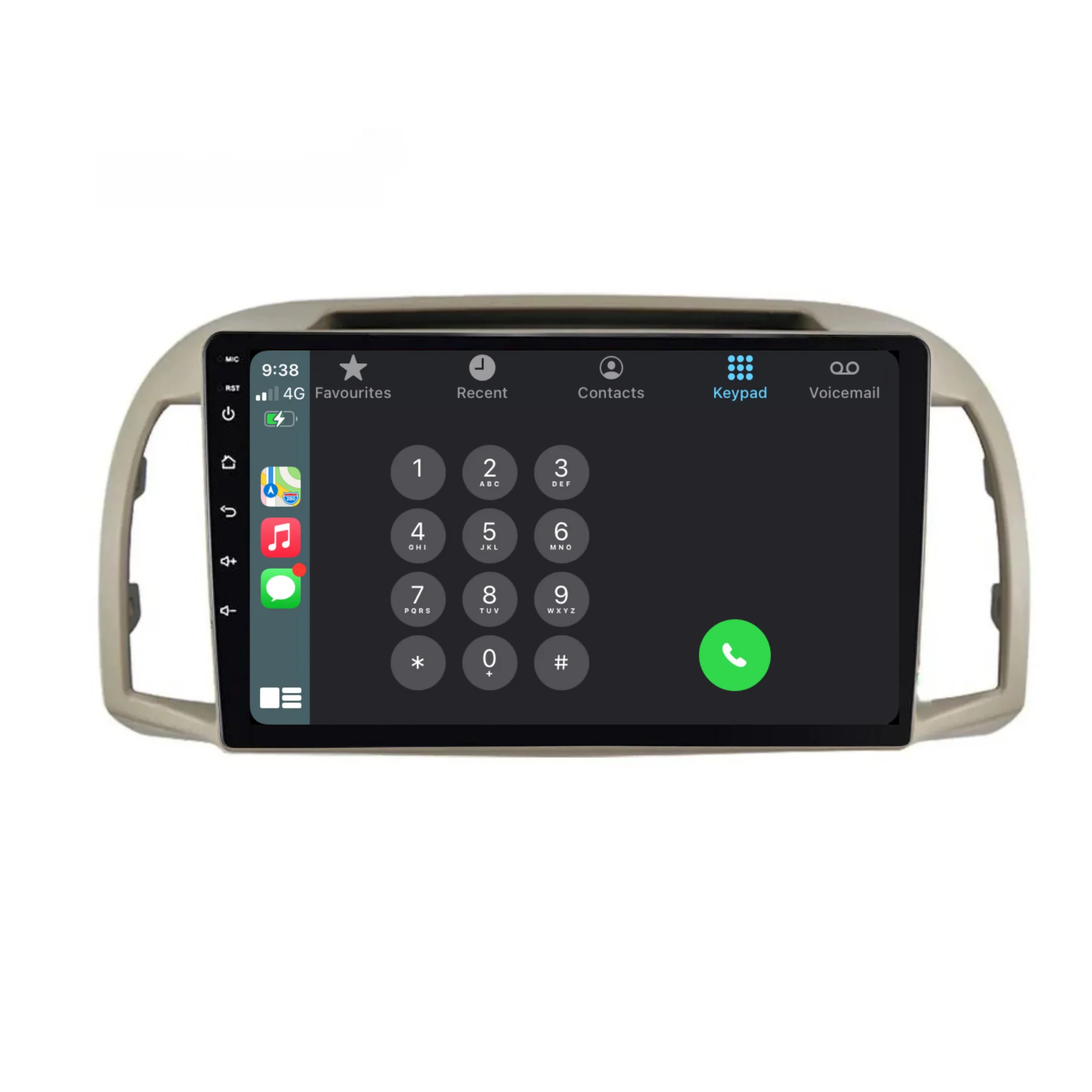Nissan Micra (2002-2010) Plug & Play Head Unit Upgrade Kit: Car Radio with Wireless & Wired Apple CarPlay & Android Auto - Image 3