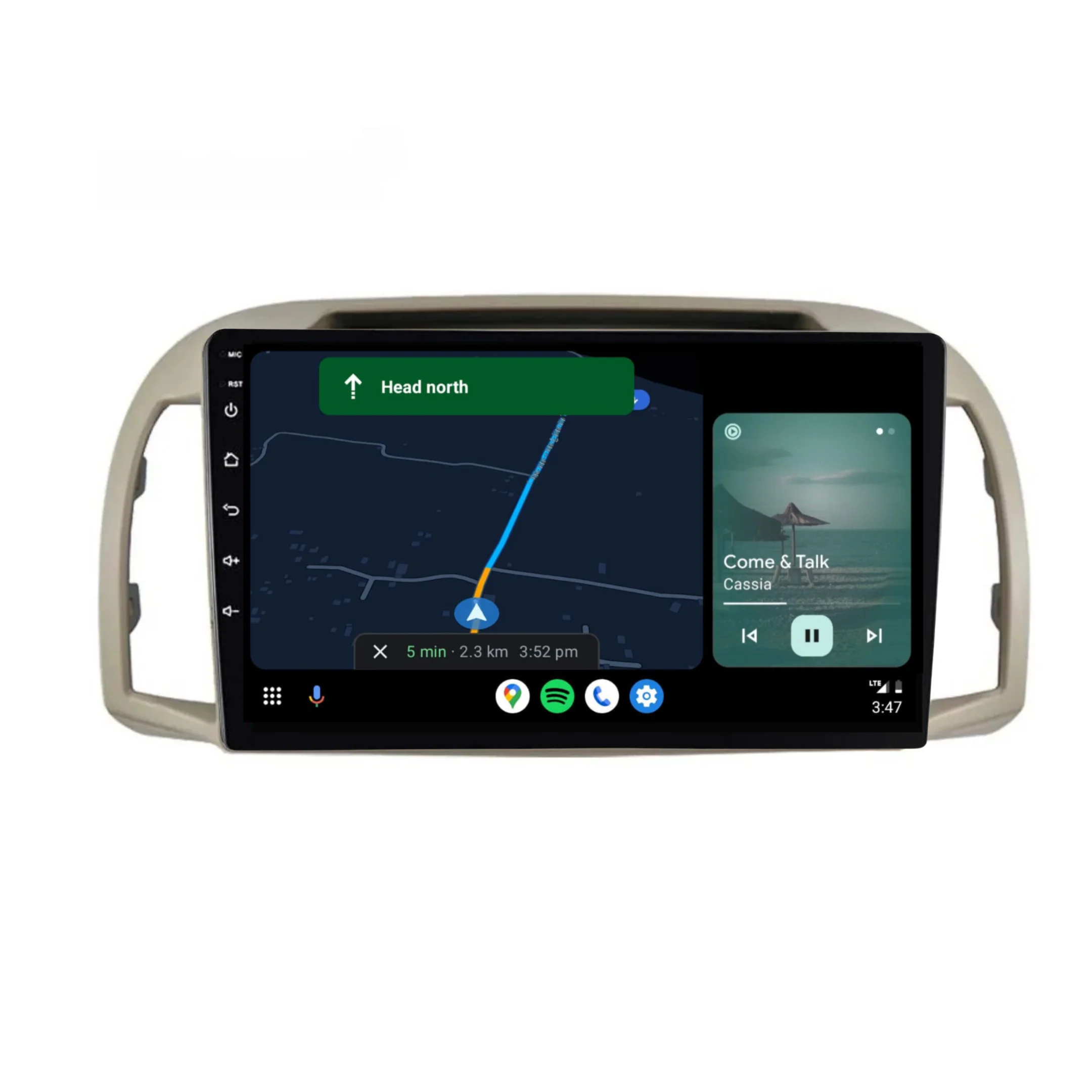 Nissan Micra (2002-2010) Plug & Play Head Unit Upgrade Kit: Car Radio with Wireless & Wired Apple CarPlay & Android Auto - Image 4