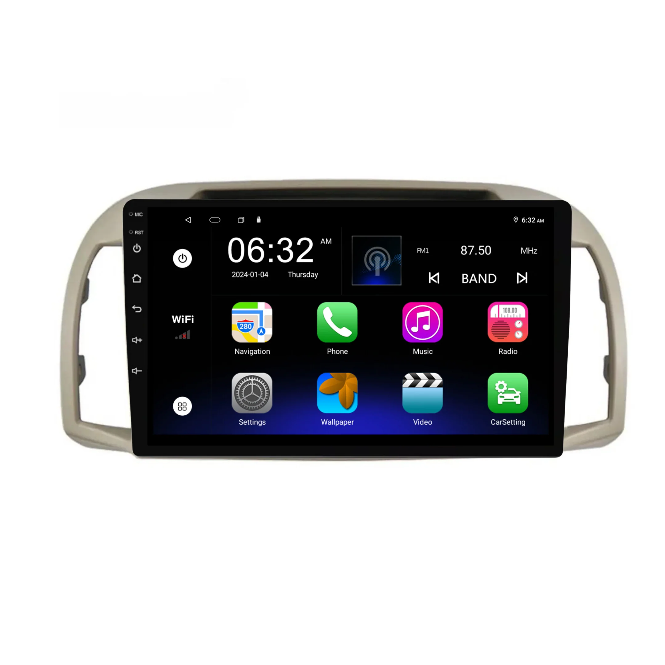 Nissan Micra (2002-2010) Plug & Play Head Unit Upgrade Kit: Car Radio with Wireless & Wired Apple CarPlay & Android Auto - Image 6