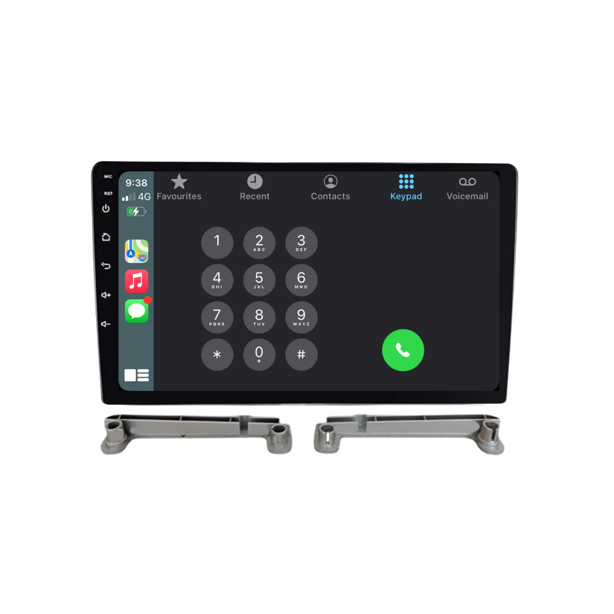 Nissan Navara D22 (1997-2007) Plug & Play Head Unit Upgrade Kit: Car Radio with Wireless & Wired Apple CarPlay & Android Auto - Image 3