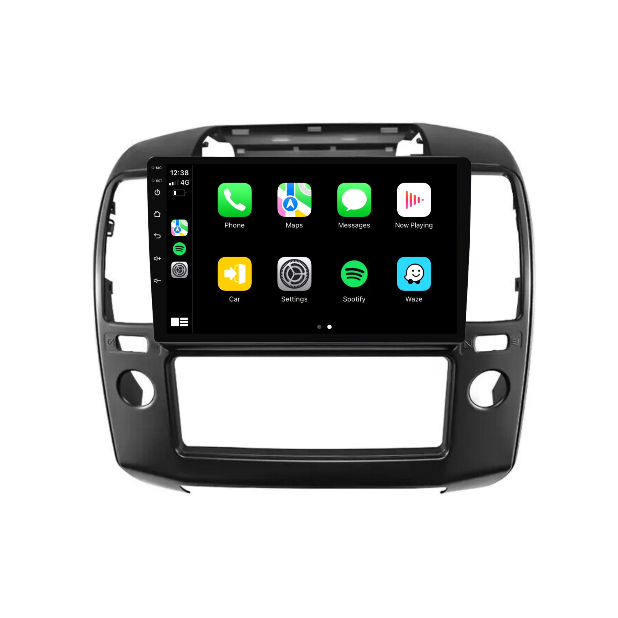 Nissan Navara / D40 (2006-2012) Plug & Play Head Unit Upgrade Kit: Car Radio with Wireless & Wired Apple CarPlay & Android Auto - Image 3