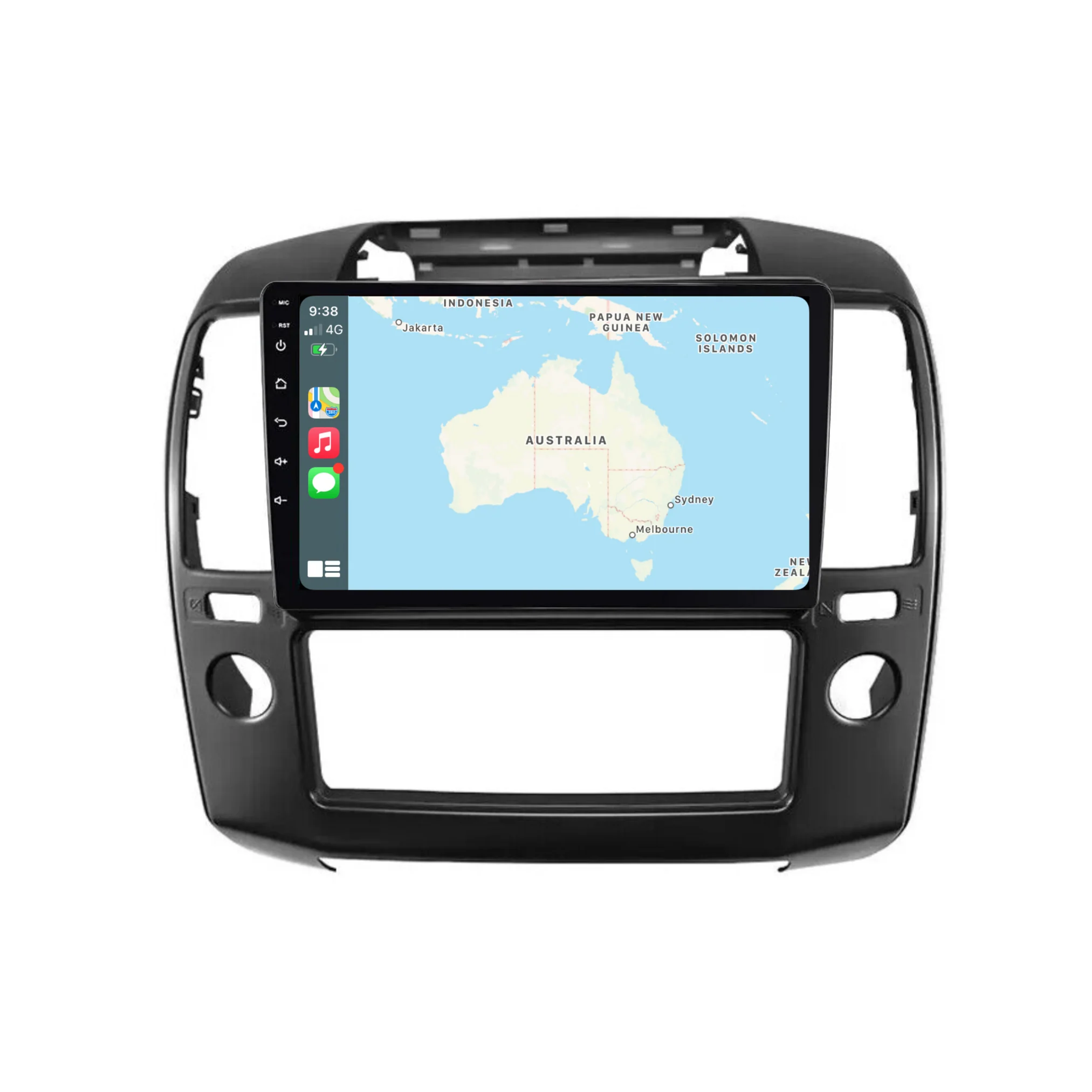 Nissan Navara / D40 (2006-2012) Plug & Play Head Unit Upgrade Kit: Car Radio with Wireless & Wired Apple CarPlay & Android Auto - Image 4