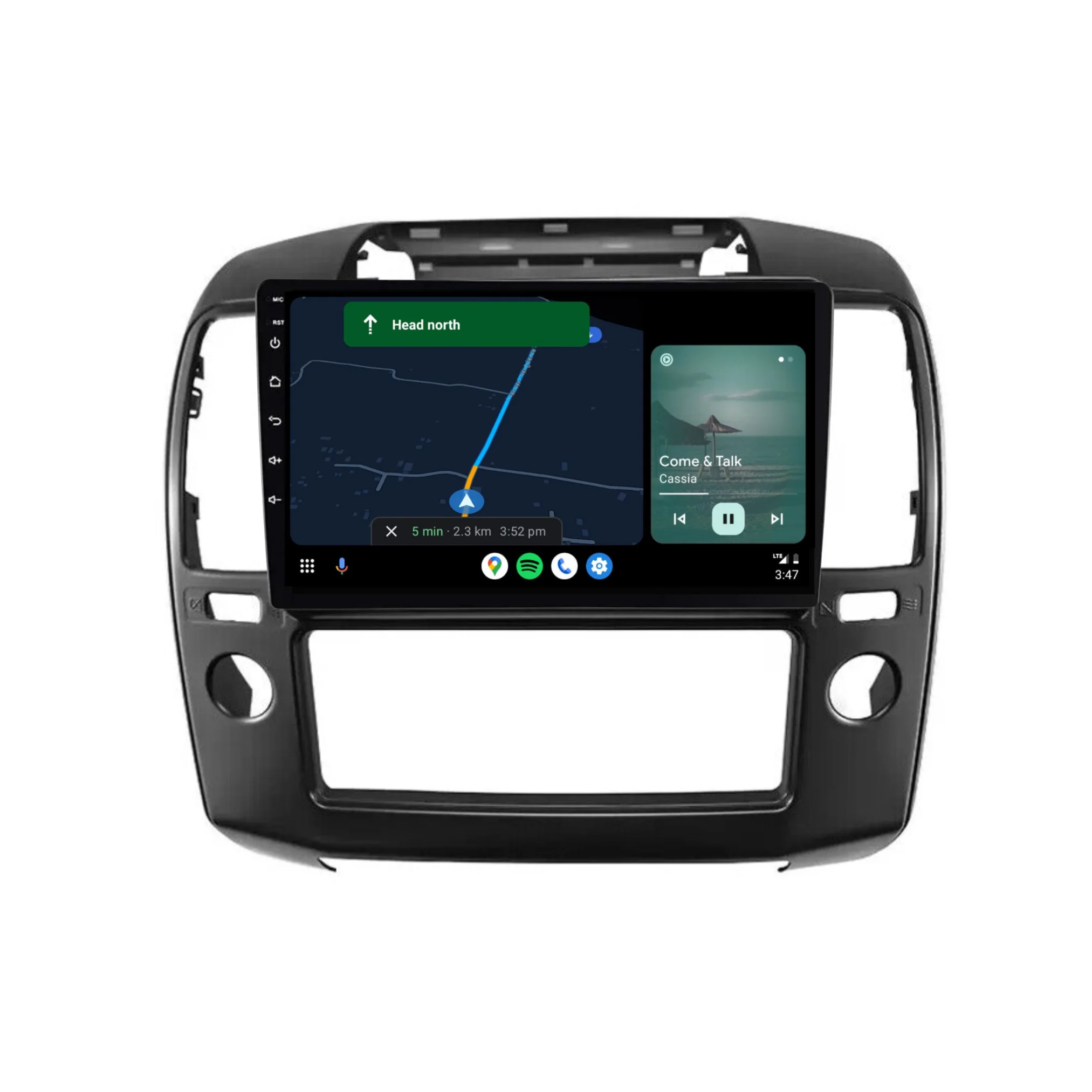 Nissan Navara / D40 (2006-2012) Plug & Play Head Unit Upgrade Kit: Car Radio with Wireless & Wired Apple CarPlay & Android Auto - Image 6