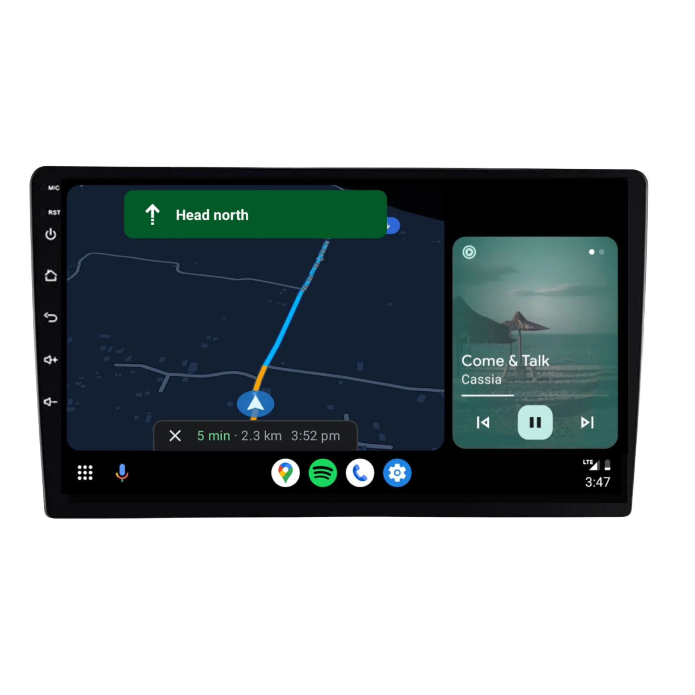 Nissan Navara / D40 (SPANISH BUILD 2006-2012) Plug & Play Head Unit Upgrade Kit: Car Radio with Wireless & Wired Apple CarPlay & Android Auto - Image 5