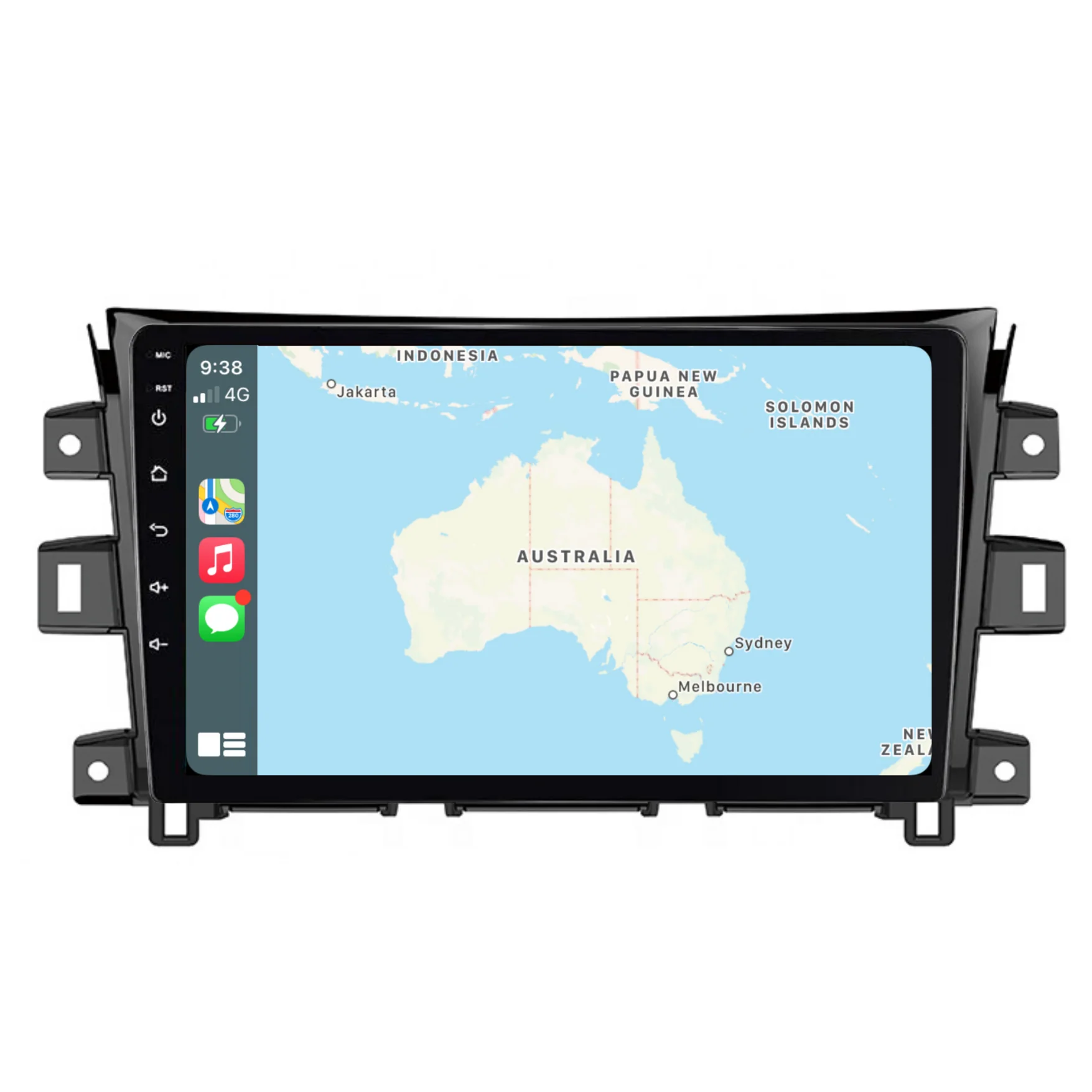 Nissan Navara / NP300 (2015-2022) Plug & Play Head Unit Upgrade Kit: Car Radio with Wireless & Wired Apple CarPlay & Android Auto - Image 3