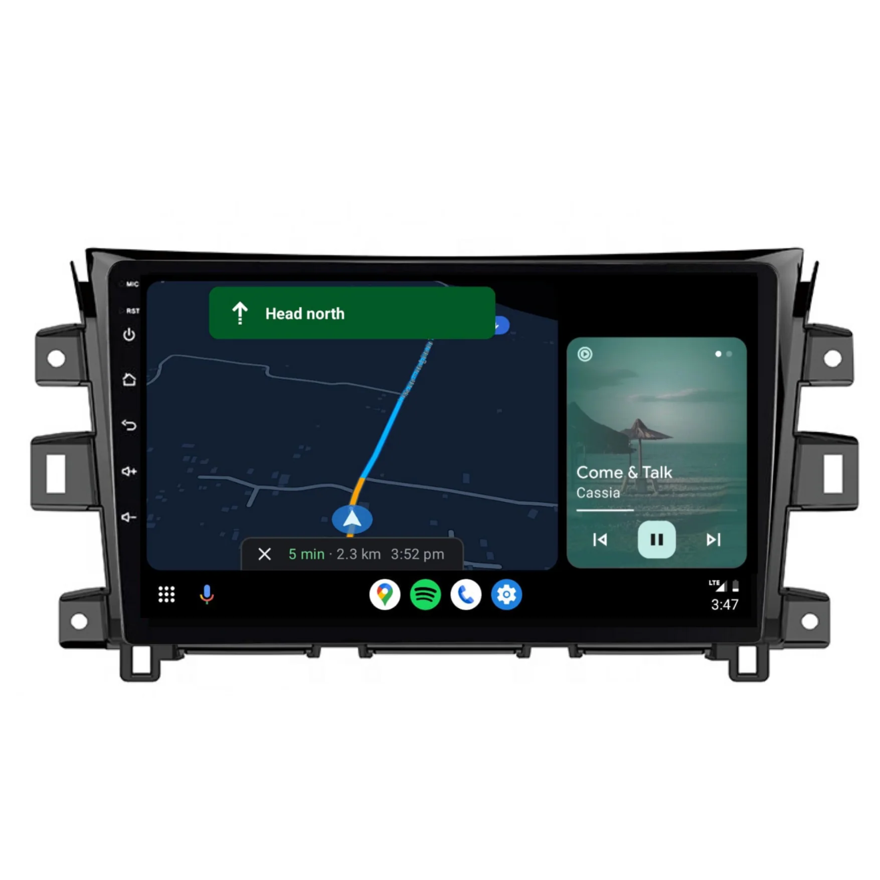 Nissan Navara / NP300 (2015-2022) Plug & Play Head Unit Upgrade Kit: Car Radio with Wireless & Wired Apple CarPlay & Android Auto - Image 5