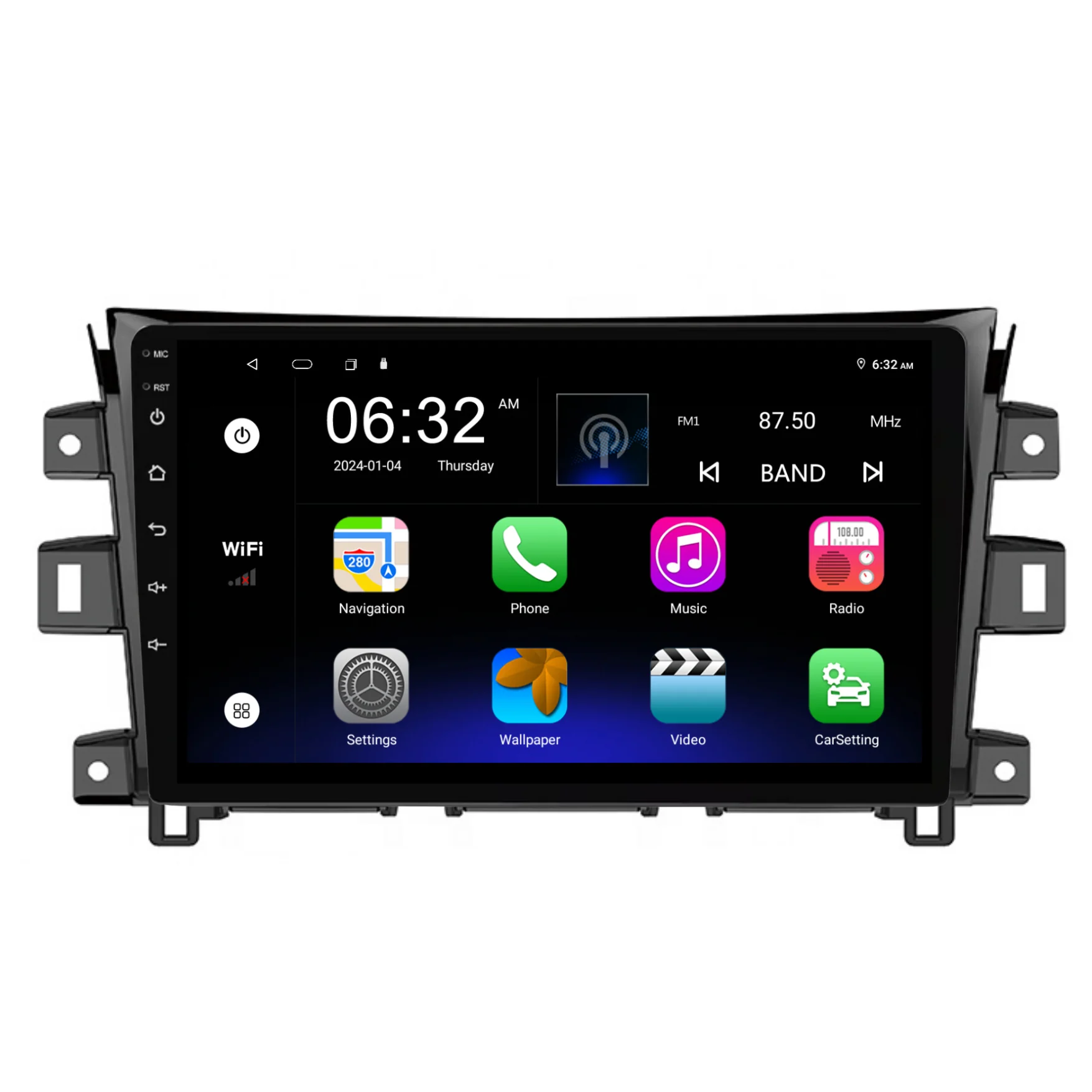 Nissan Navara / NP300 (2015-2022) Plug & Play Head Unit Upgrade Kit: Car Radio with Wireless & Wired Apple CarPlay & Android Auto - Image 7