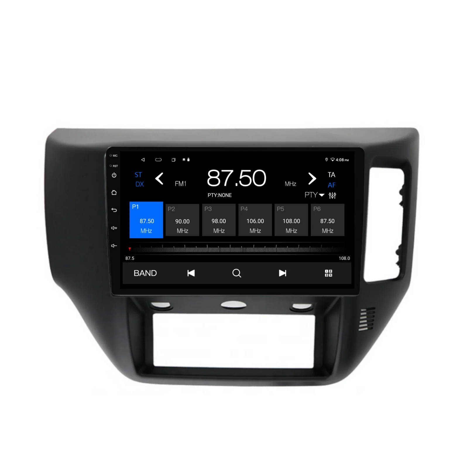 Nissan Patrol Black (2004-2015) Plug & Play Head Unit Upgrade Kit: Car Radio with Wireless & Wired Apple CarPlay & Android Auto - Image 6