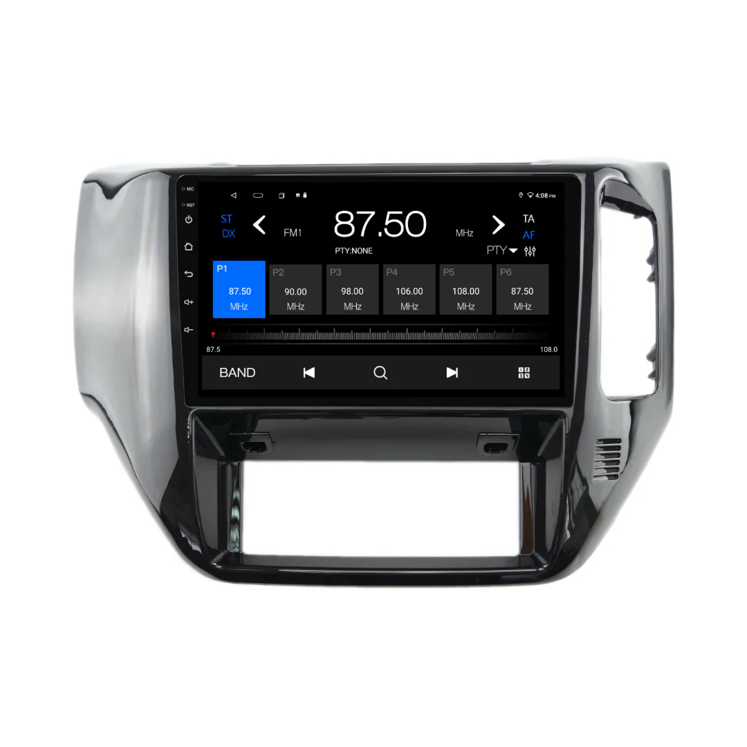 Nissan Patrol GLOSS BLACK (2004-2015) Plug & Play Head Unit Upgrade Kit: Car Radio with Wireless & Wired Apple CarPlay & Android Auto - Image 6