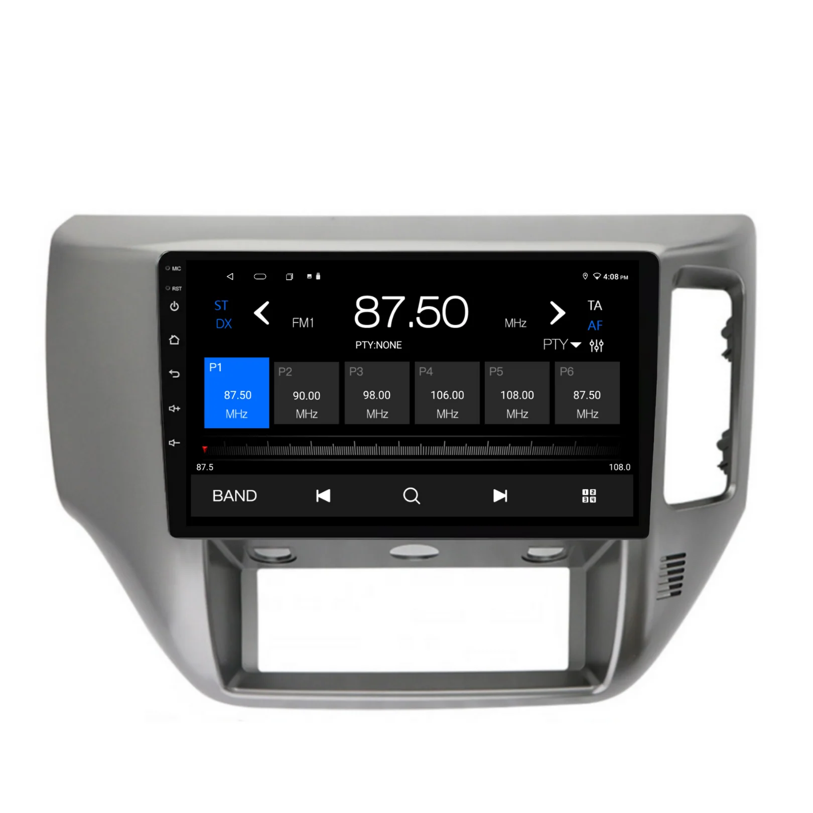 Nissan Patrol Gray (2004-2015) Plug & Play Head Unit Upgrade Kit: Car Radio with Wireless & Wired Apple CarPlay & Android Auto - Image 6