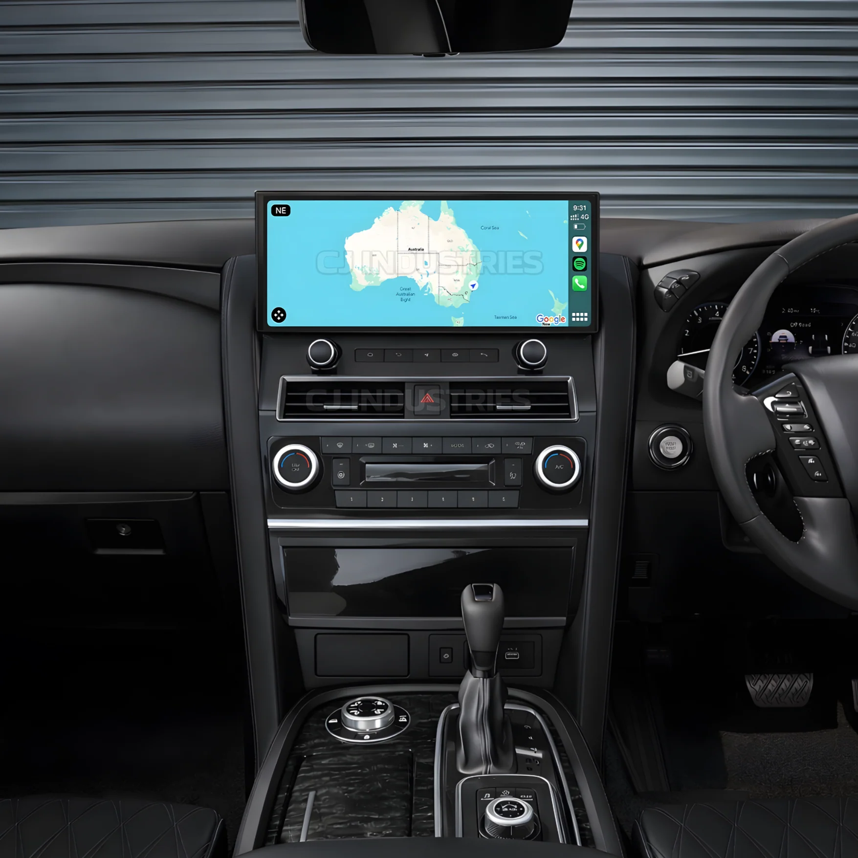 Nissan Patrol Y62 Ti / Ti-L / Warrior (2010 - 2024) 12.3" HD Plug & Play Head Unit Upgrade Kit: Car Radio with Wireless & Wired Apple CarPlay & Android Auto - Image 2