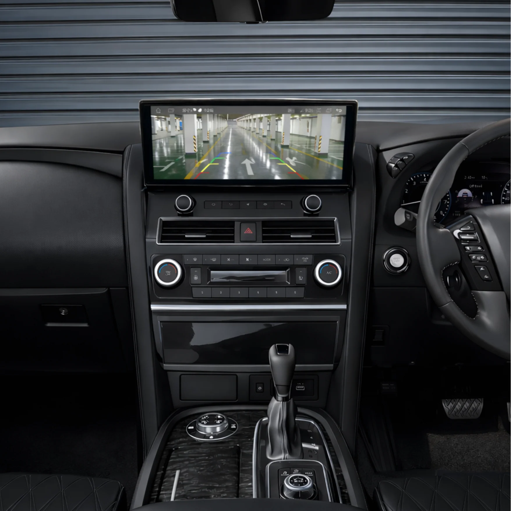 Nissan Patrol Y62 Ti / Ti-L / Warrior (2010 - 2024) 12.3" HD Plug & Play Head Unit Upgrade Kit: Car Radio with Wireless & Wired Apple CarPlay & Android Auto - Image 4
