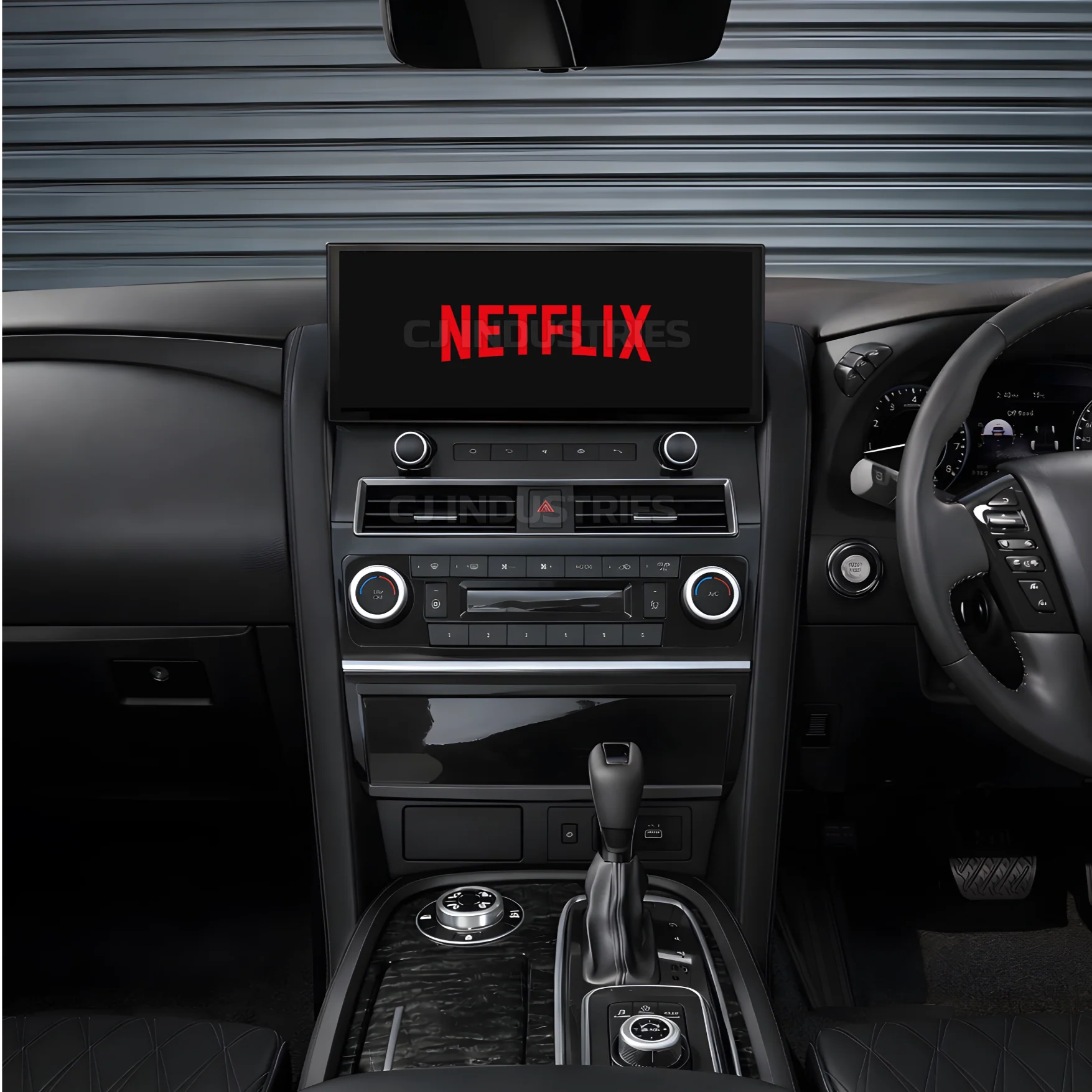Nissan Patrol Y62 Ti / Ti-L / Warrior (2010 - 2024) 12.3" HD Plug & Play Head Unit Upgrade Kit: Car Radio with Wireless & Wired Apple CarPlay & Android Auto - Image 5