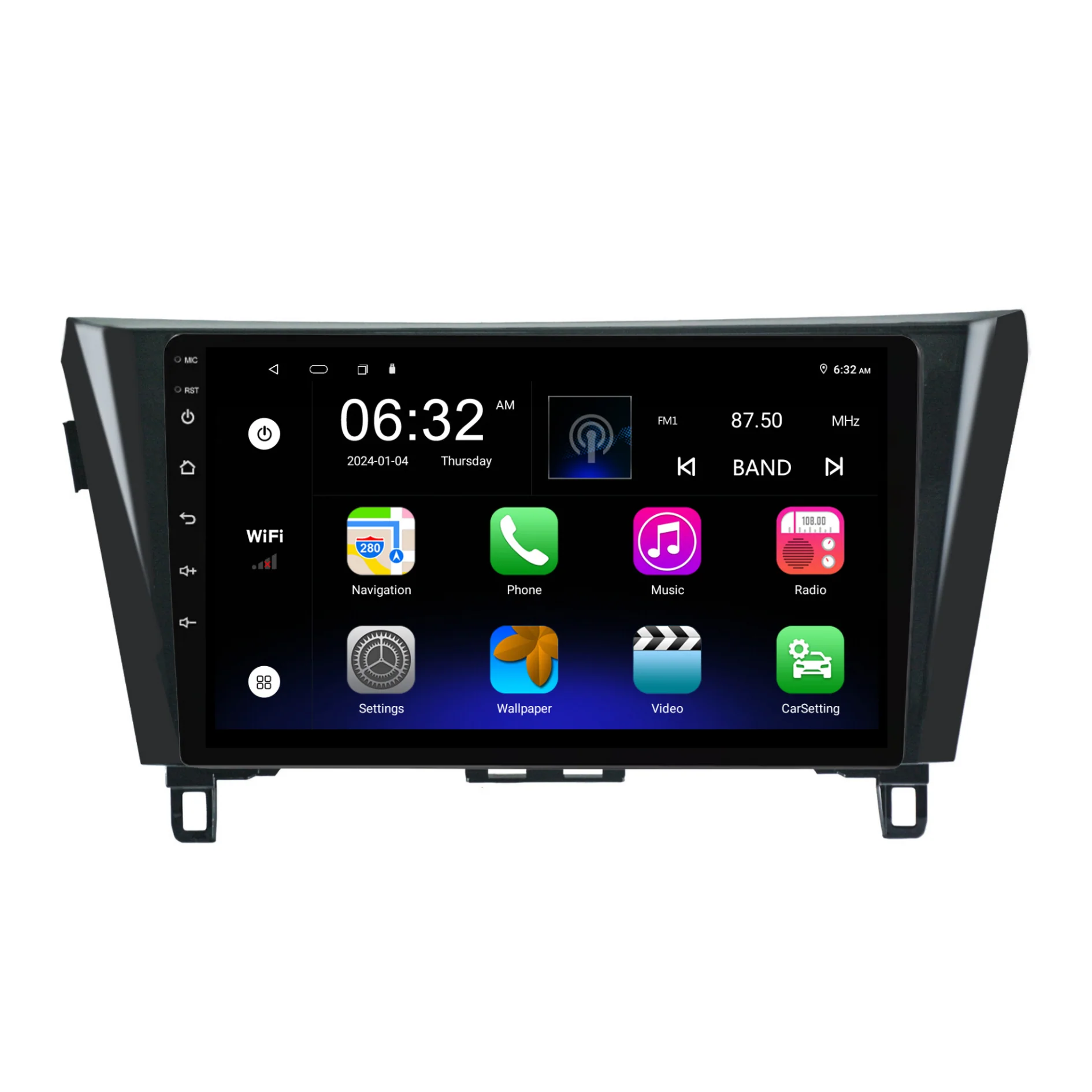 Nissan Qashqai / X-TRAIL (2014-2021) Plug & Play Head Unit Upgrade Kit: Car Radio with Wireless & Wired Apple CarPlay & Android Auto - Image 7