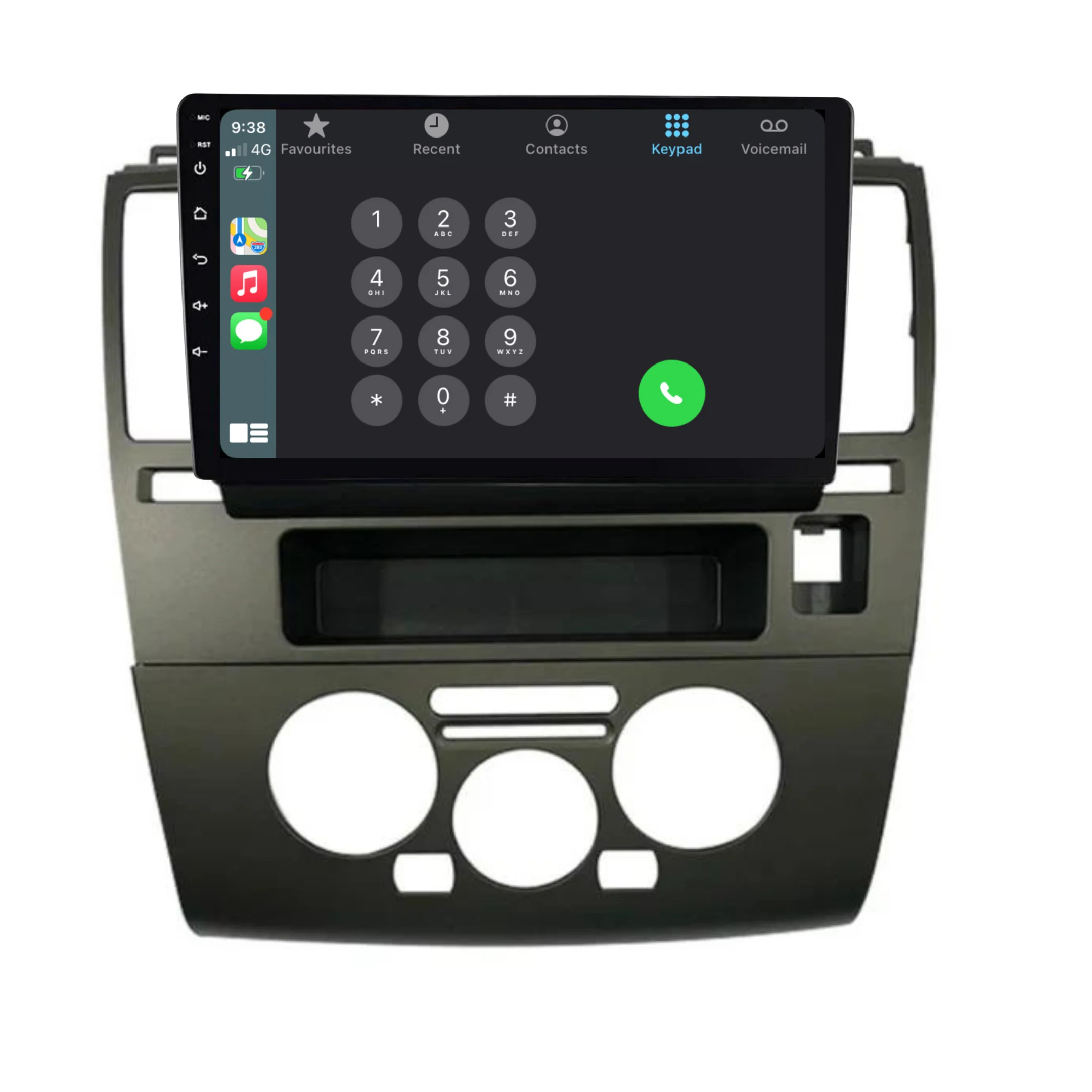 Nissan Tiida (2005-2010) Plug & Play Head Unit Upgrade Kit: Car Radio with Wireless & Wired Apple CarPlay & Android Auto - Image 3