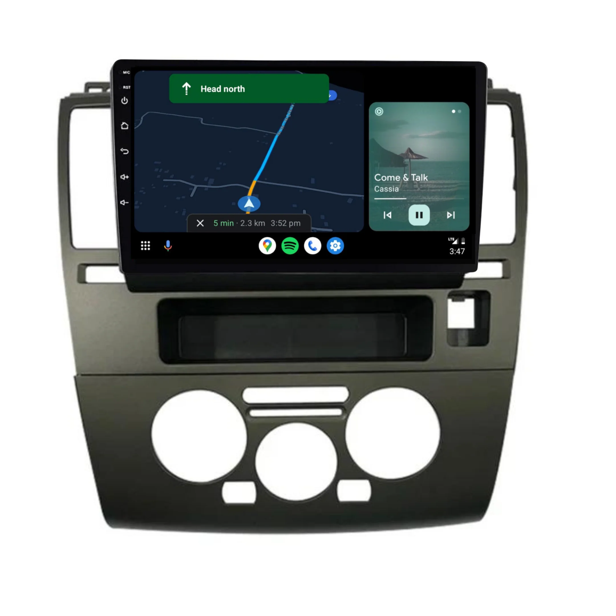 Nissan Tiida (2005-2010) Plug & Play Head Unit Upgrade Kit: Car Radio with Wireless & Wired Apple CarPlay & Android Auto - Image 4