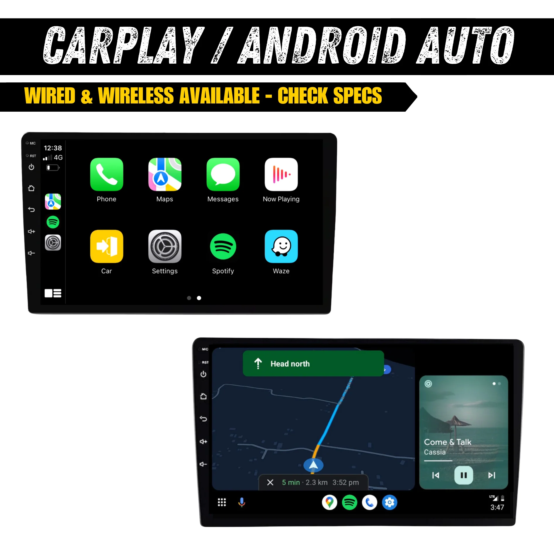 Nissan Tiida (2011-2015) Auto AC Plug & Play Head Unit Upgrade Kit: Car Radio with Wireless & Wired Apple CarPlay & Android Auto - Image 7