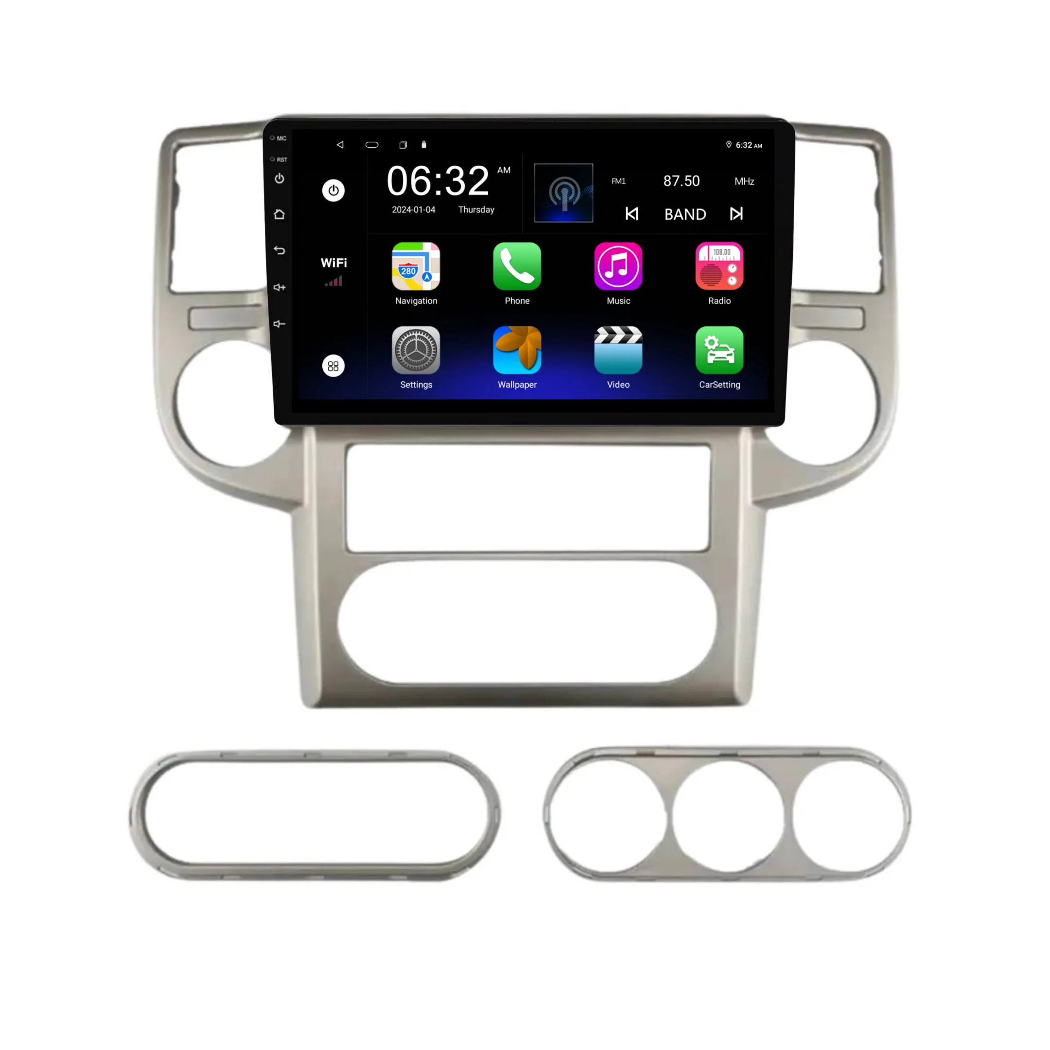 Nissan X-TRAIL (2003-2007) Plug & Play Head Unit Upgrade Kit: Car Radio with Wireless & Wired Apple CarPlay & Android Auto - Image 7