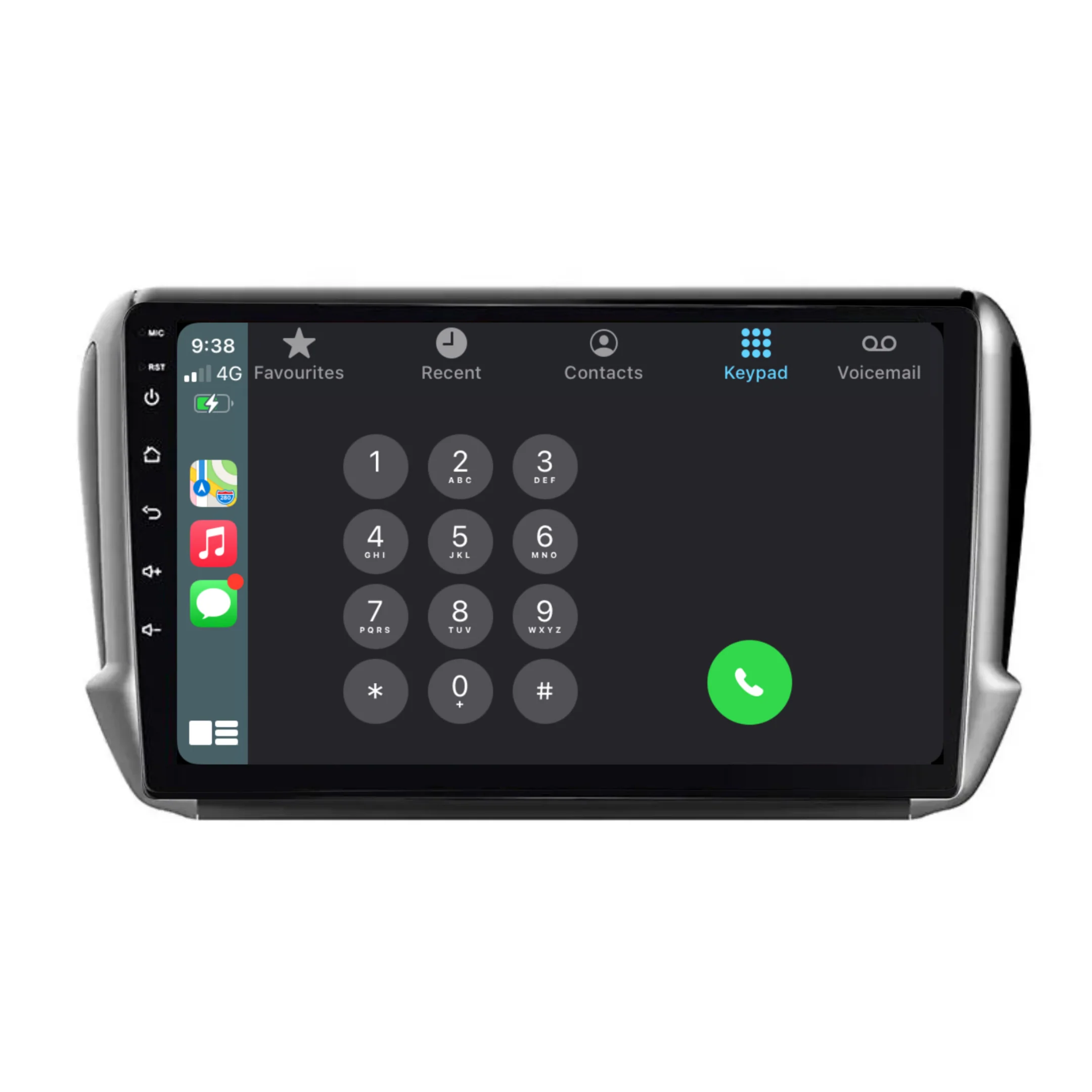 Peugeot 2008/208 (2014-2018) Plug & Play Head Unit Upgrade Kit: Car Radio with Wireless & Wired Apple CarPlay & Android Auto - Image 3