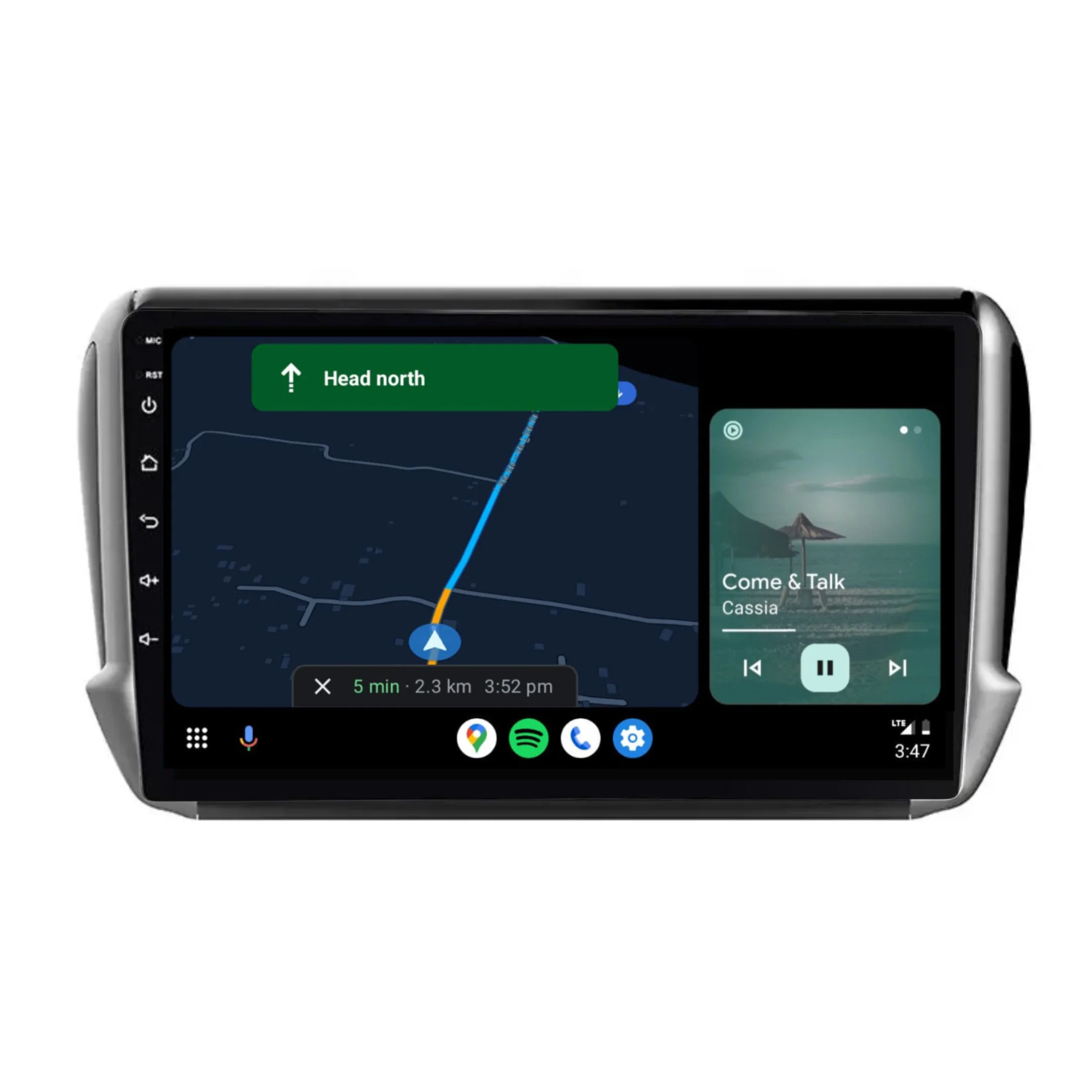 Peugeot 2008/208 (2014-2018) Plug & Play Head Unit Upgrade Kit: Car Radio with Wireless & Wired Apple CarPlay & Android Auto - Image 4