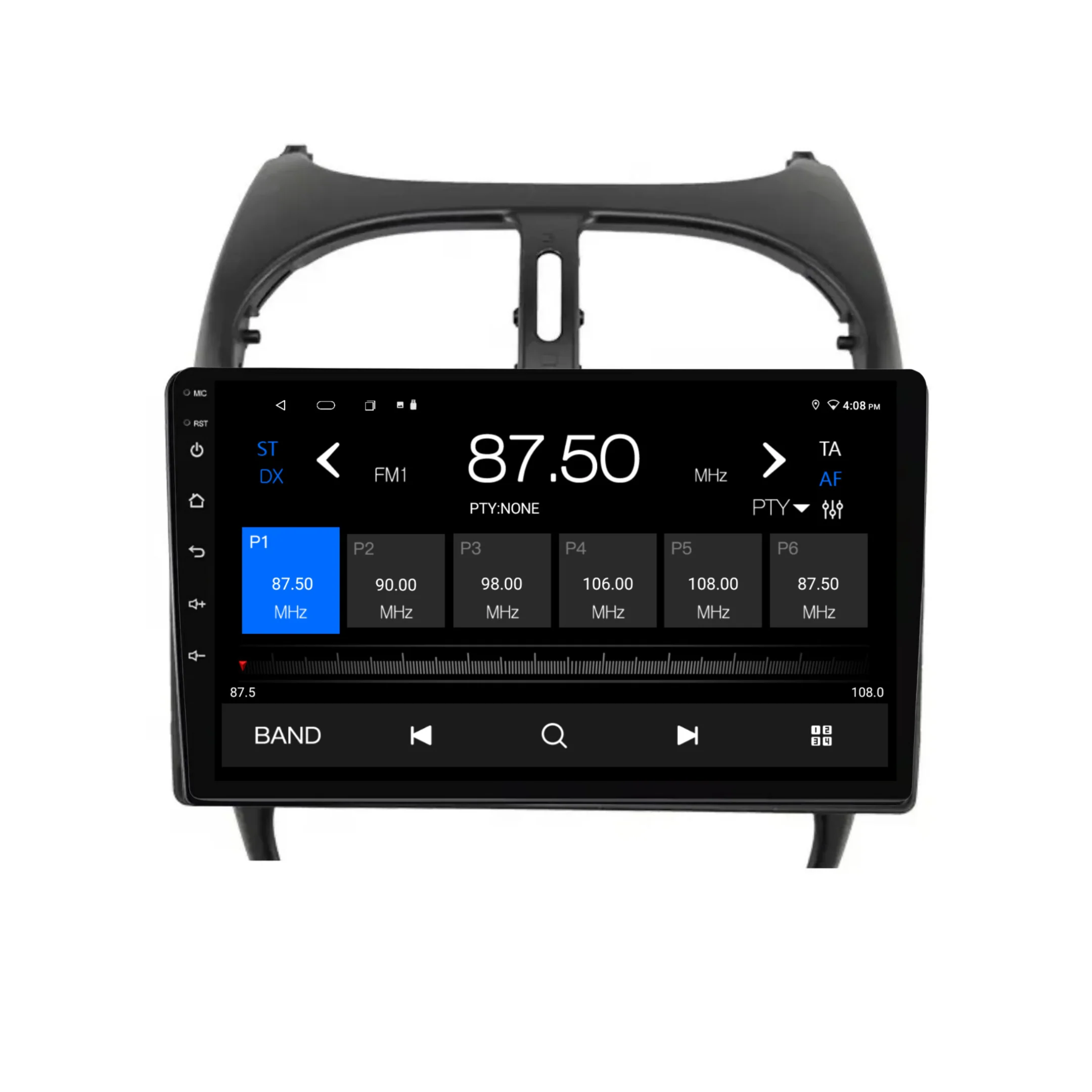 Peugeot 206 (2002-2010) Plug & Play Head Unit Upgrade Kit: Car Radio with Wireless & Wired Apple CarPlay & Android Auto - Image 5