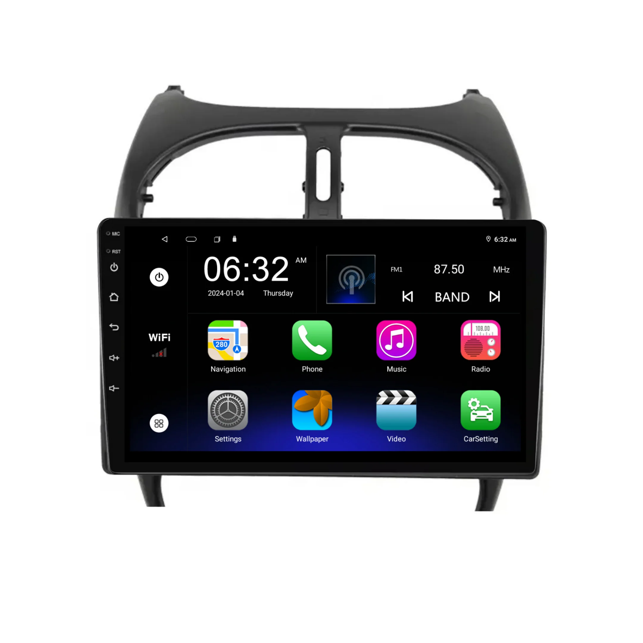 Peugeot 206 (2002-2010) Plug & Play Head Unit Upgrade Kit: Car Radio with Wireless & Wired Apple CarPlay & Android Auto - Image 6