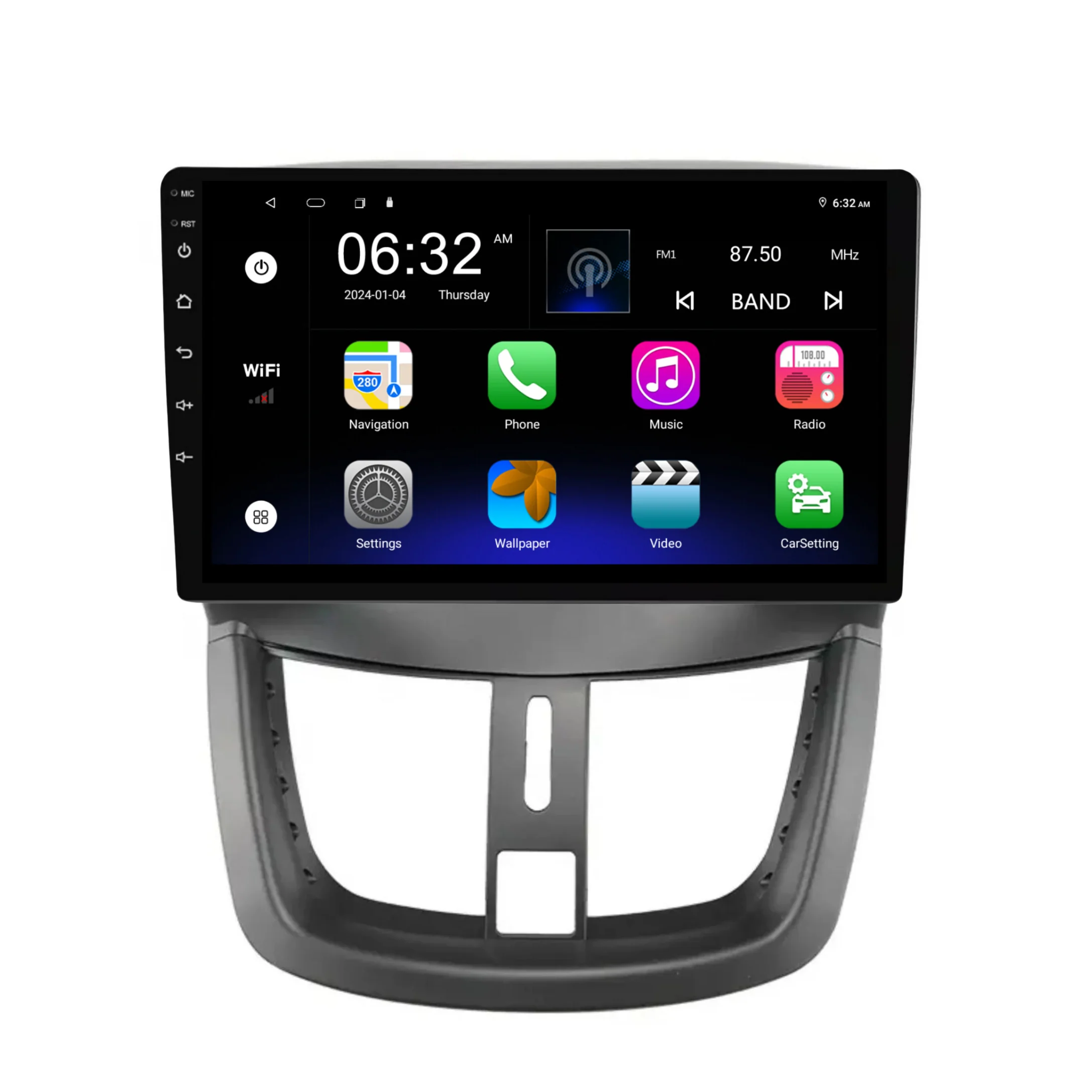Peugeot 207 (2006-2015) Plug & Play Head Unit Upgrade Kit: Car Radio with Wireless & Wired Apple CarPlay & Android Auto - Image 6