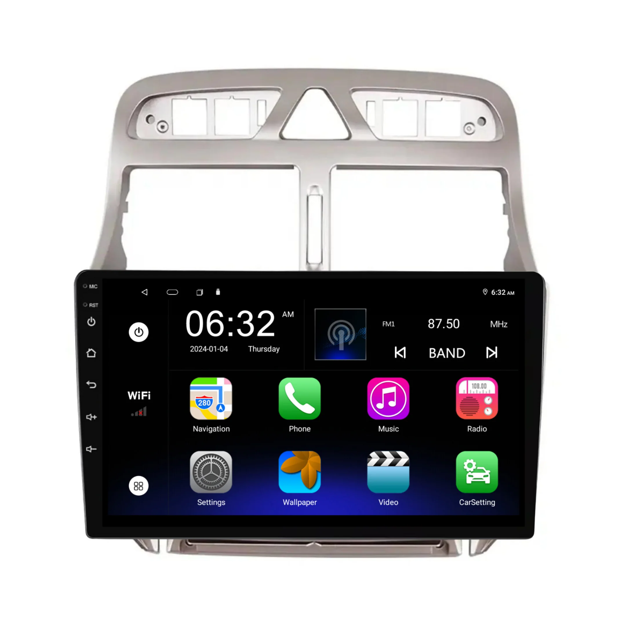 Peugeot 307 (2002-2013) Plug & Play Head Unit Upgrade Kit: Car Radio with Wireless & Wired Apple CarPlay & Android Auto - Image 6
