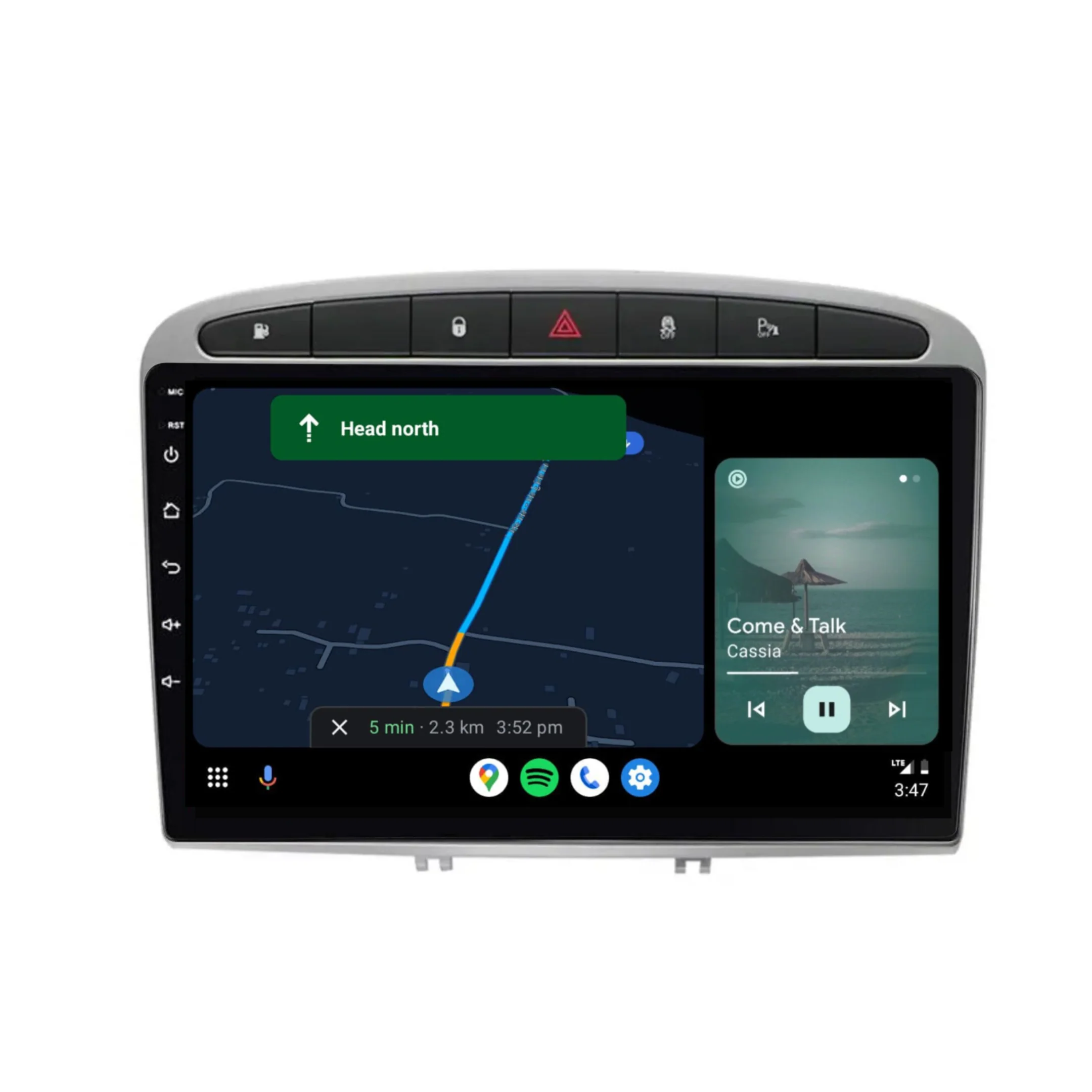 Peugeot 308/408 (2008-2016) Plug & Play Head Unit Upgrade Kit: Car Radio with Wireless & Wired Apple CarPlay & Android Auto - Image 4